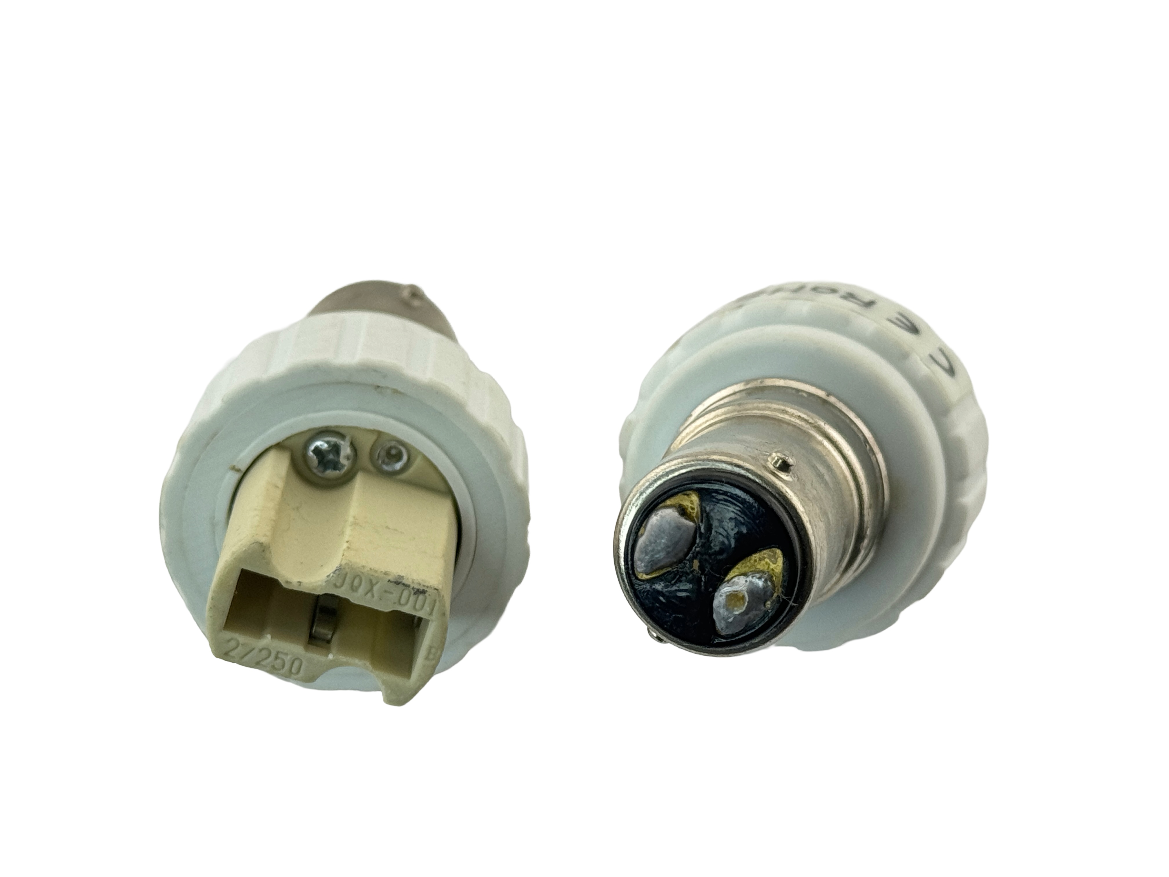 Rebaydo 2pcs BA15D Male to G9 Female Converter Adapter