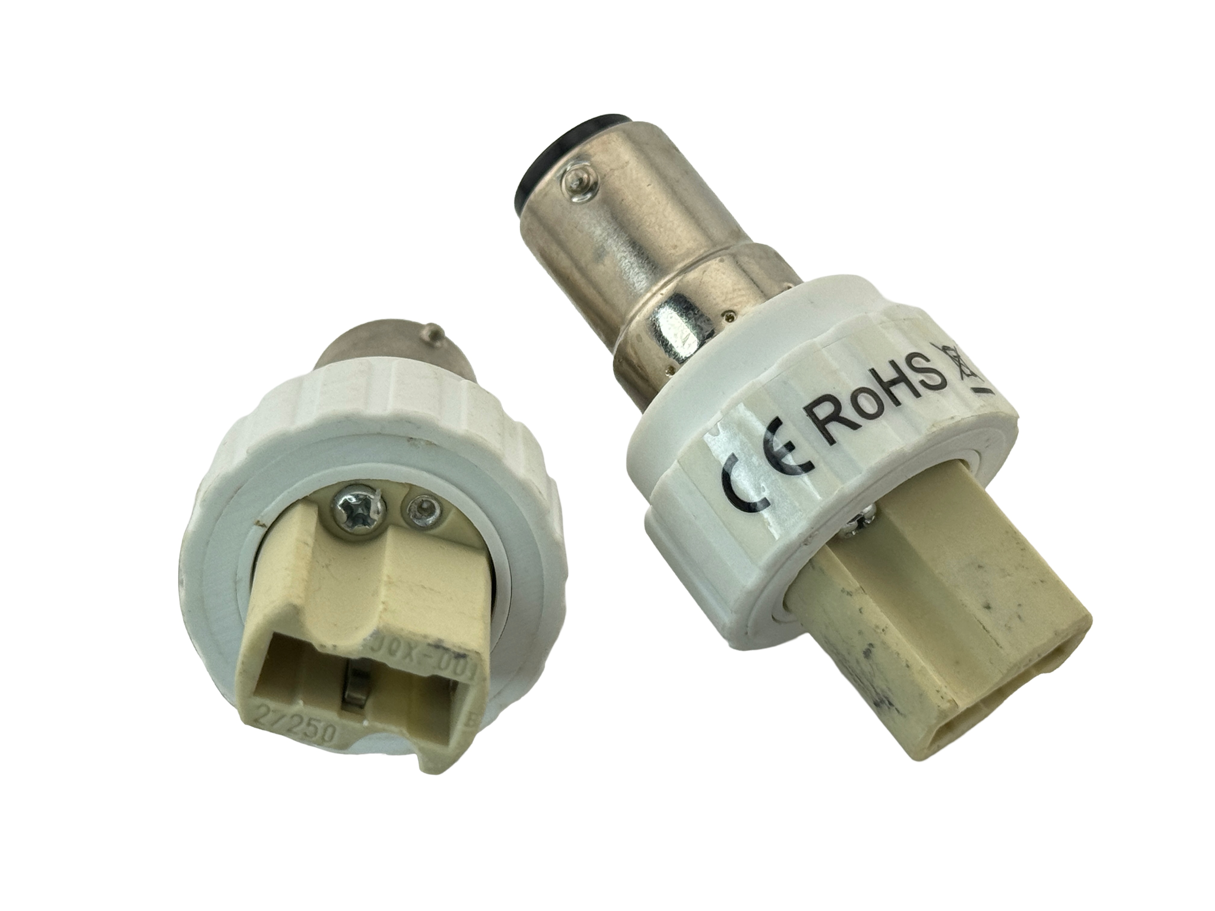Rebaydo 2pcs BA15D Male to G9 Female Converter Adapter