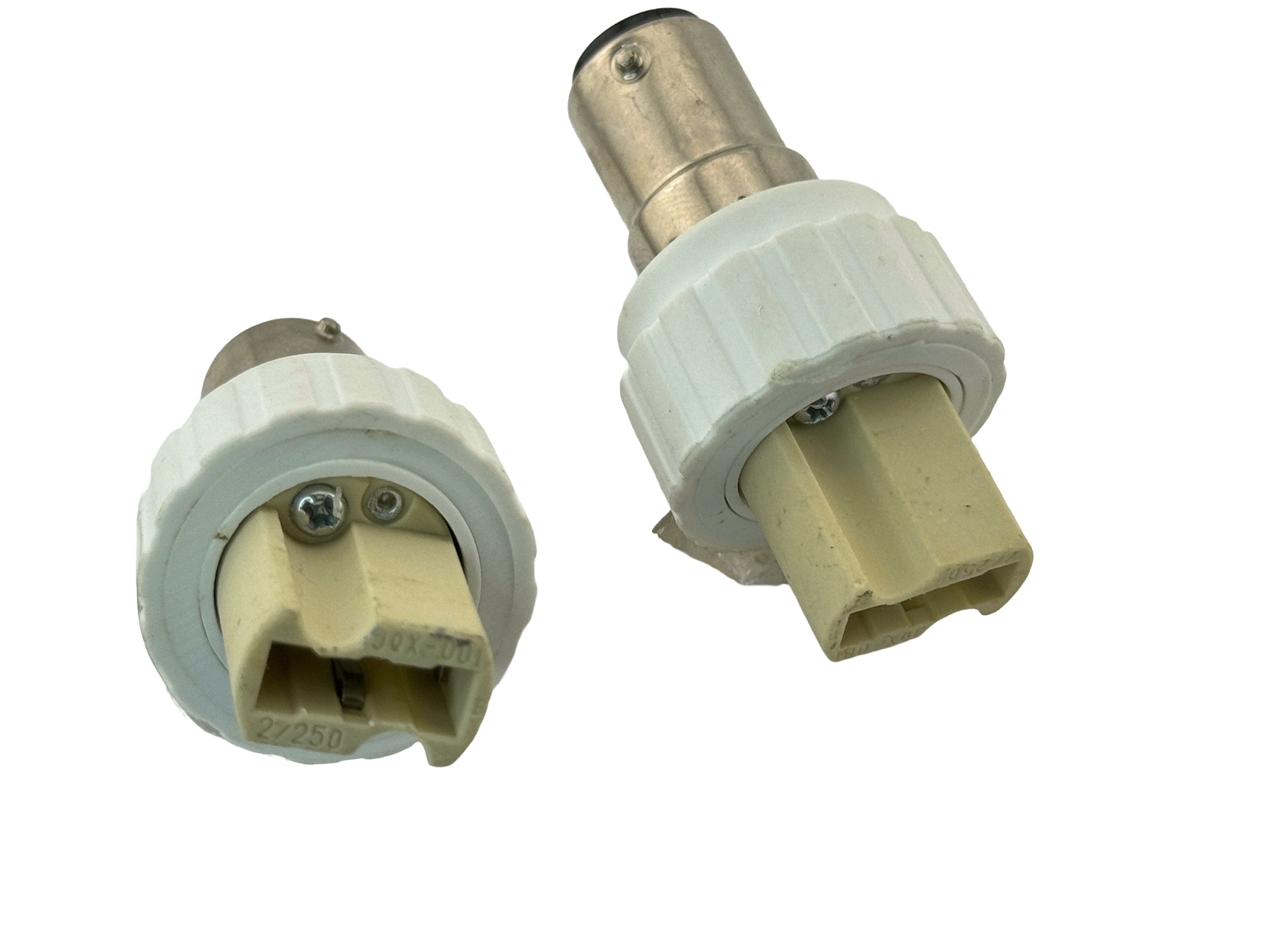 Rebaydo 2pcs BA15D Male to G9 Female Converter Adapter