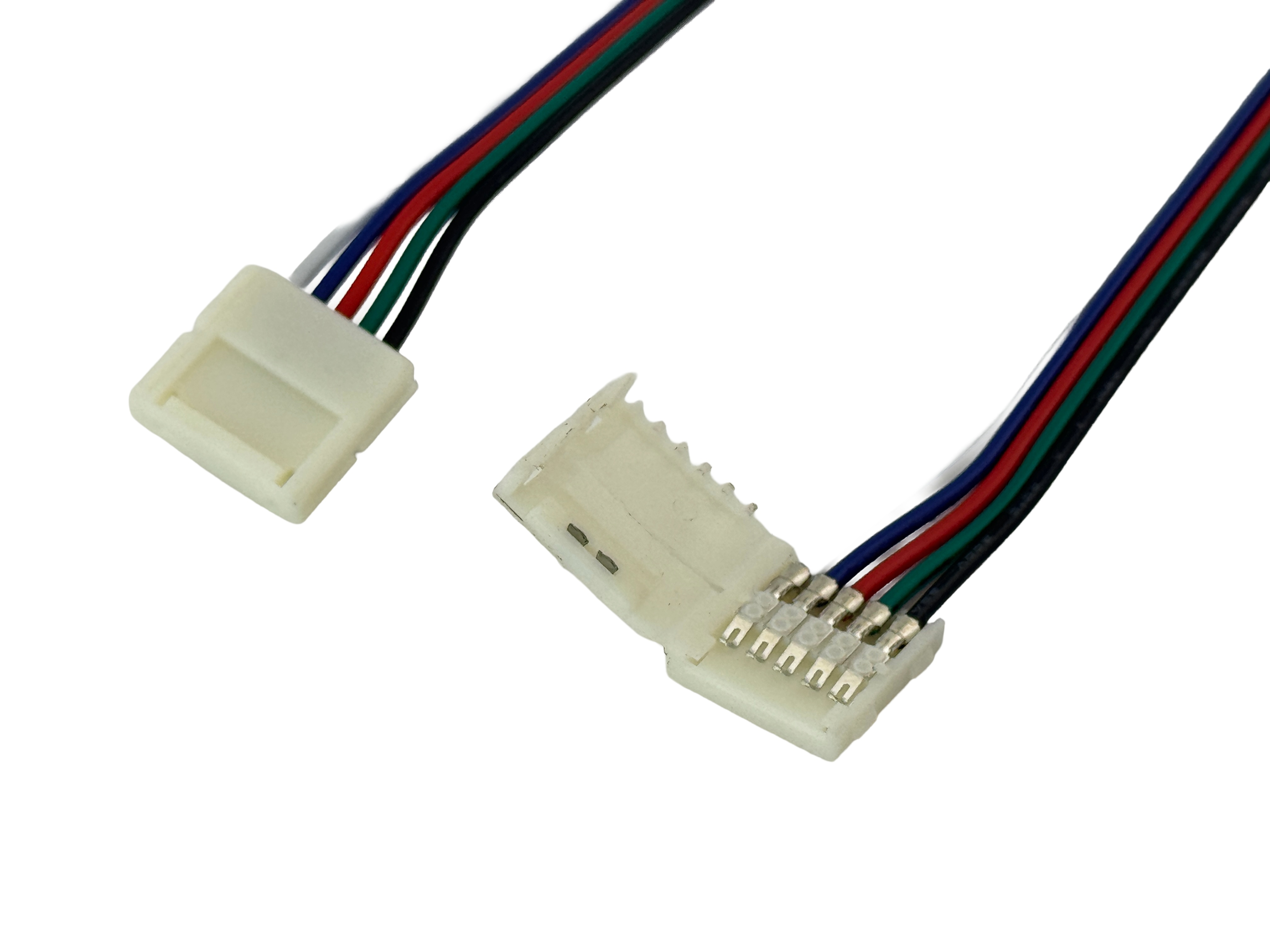 Rebaydo 2pcs Interlink-able 12 mm 5 Conductor Solder Less  to Wires	