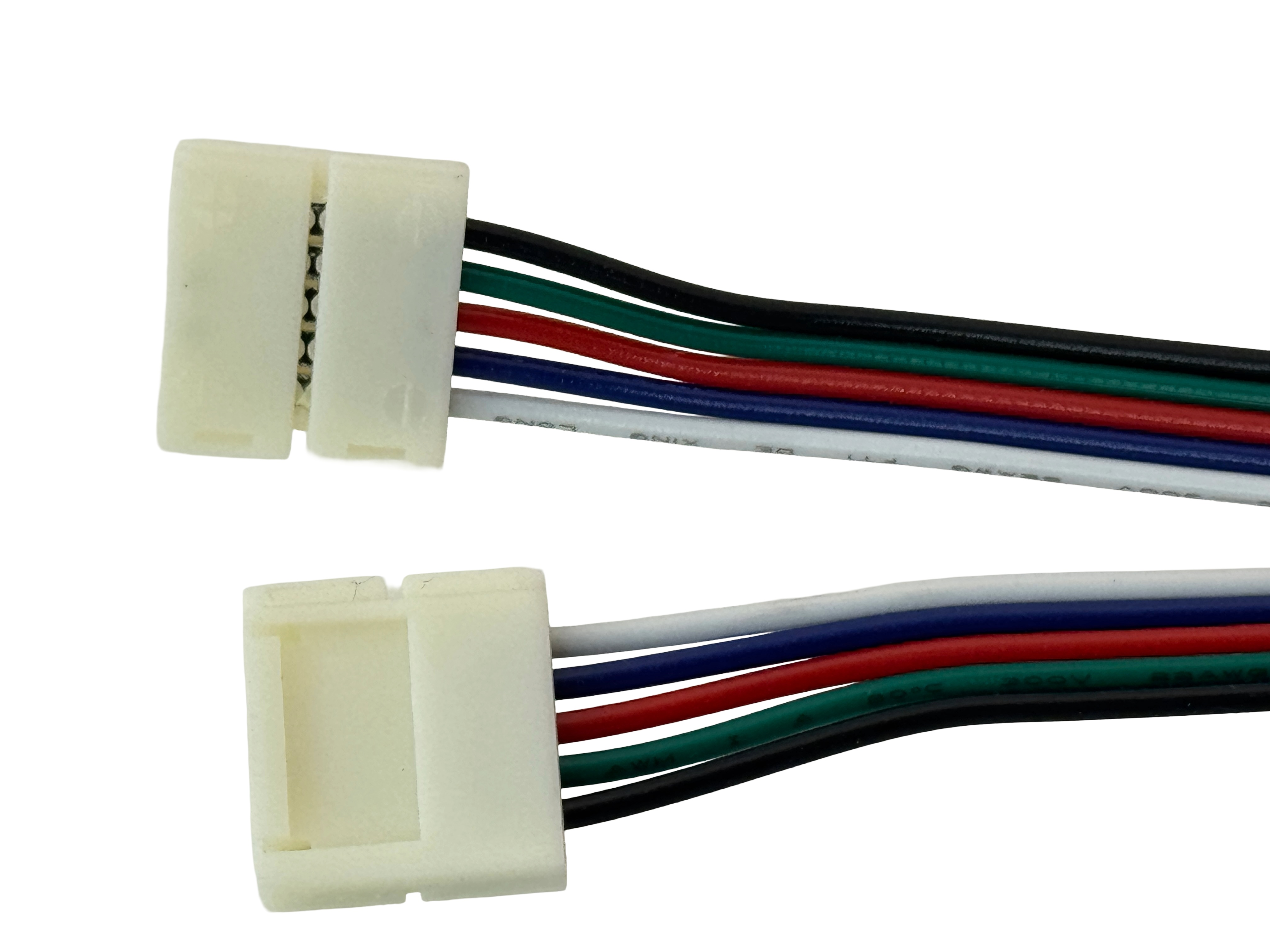 Rebaydo 2pcs Interlink-able 12 mm 5 Conductor Solder Less  to Wires	