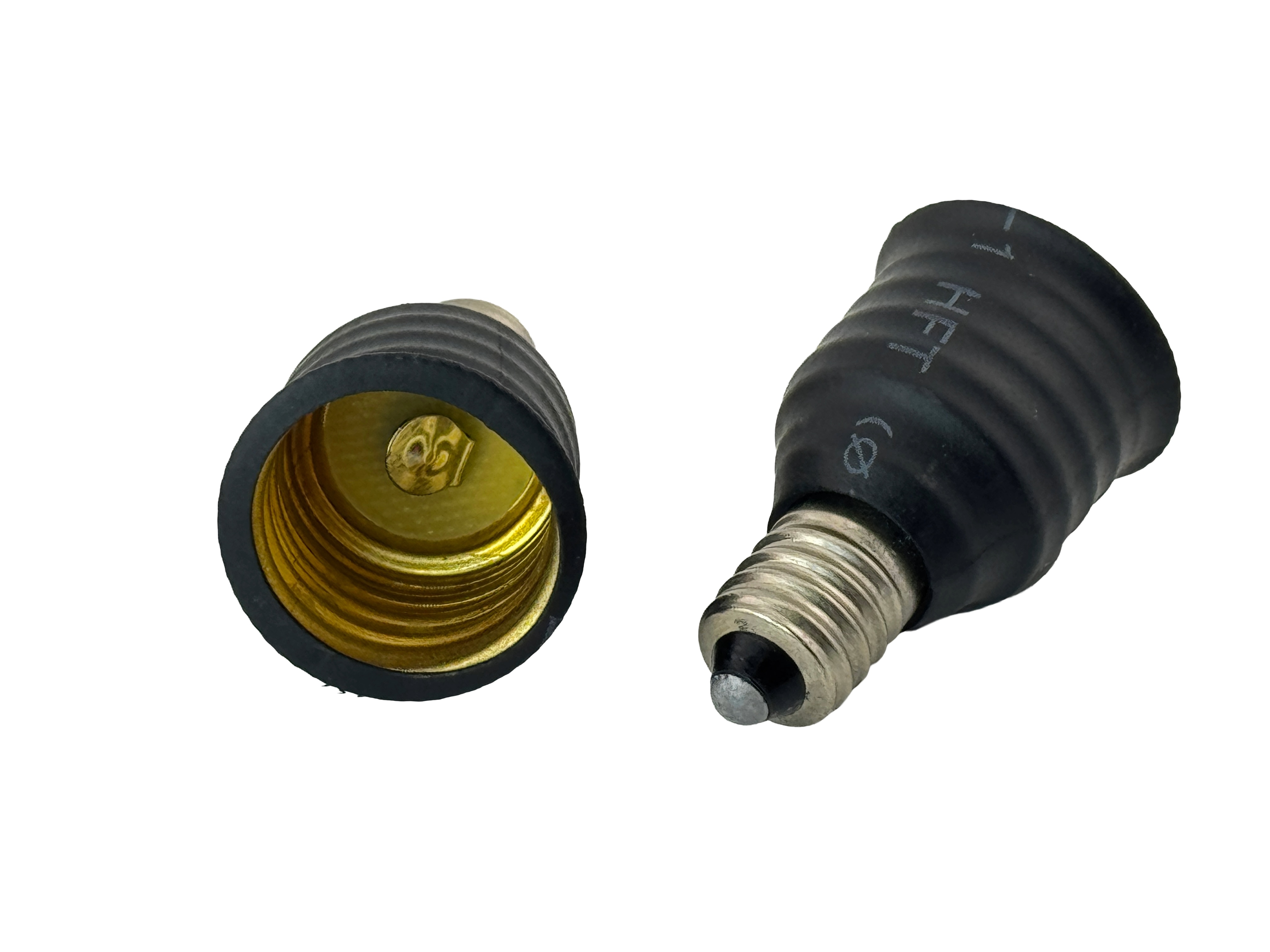 Rebaydo 2pcs E10 male to E17 female Converter
