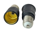 Rebaydo 2pcs E14 Male to E17 Female Socket Adapter