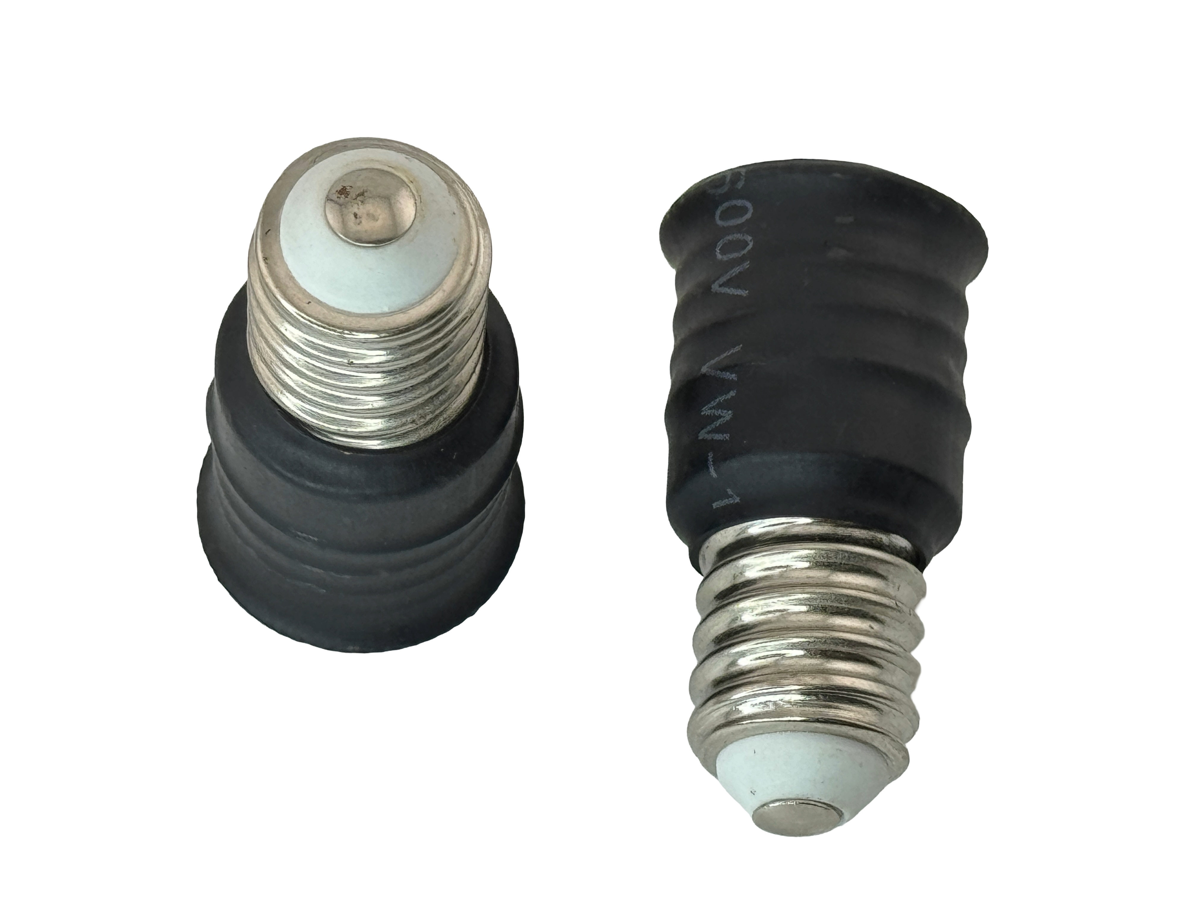 Rebaydo 2pcs E14 Male to E17 Female Socket Adapter