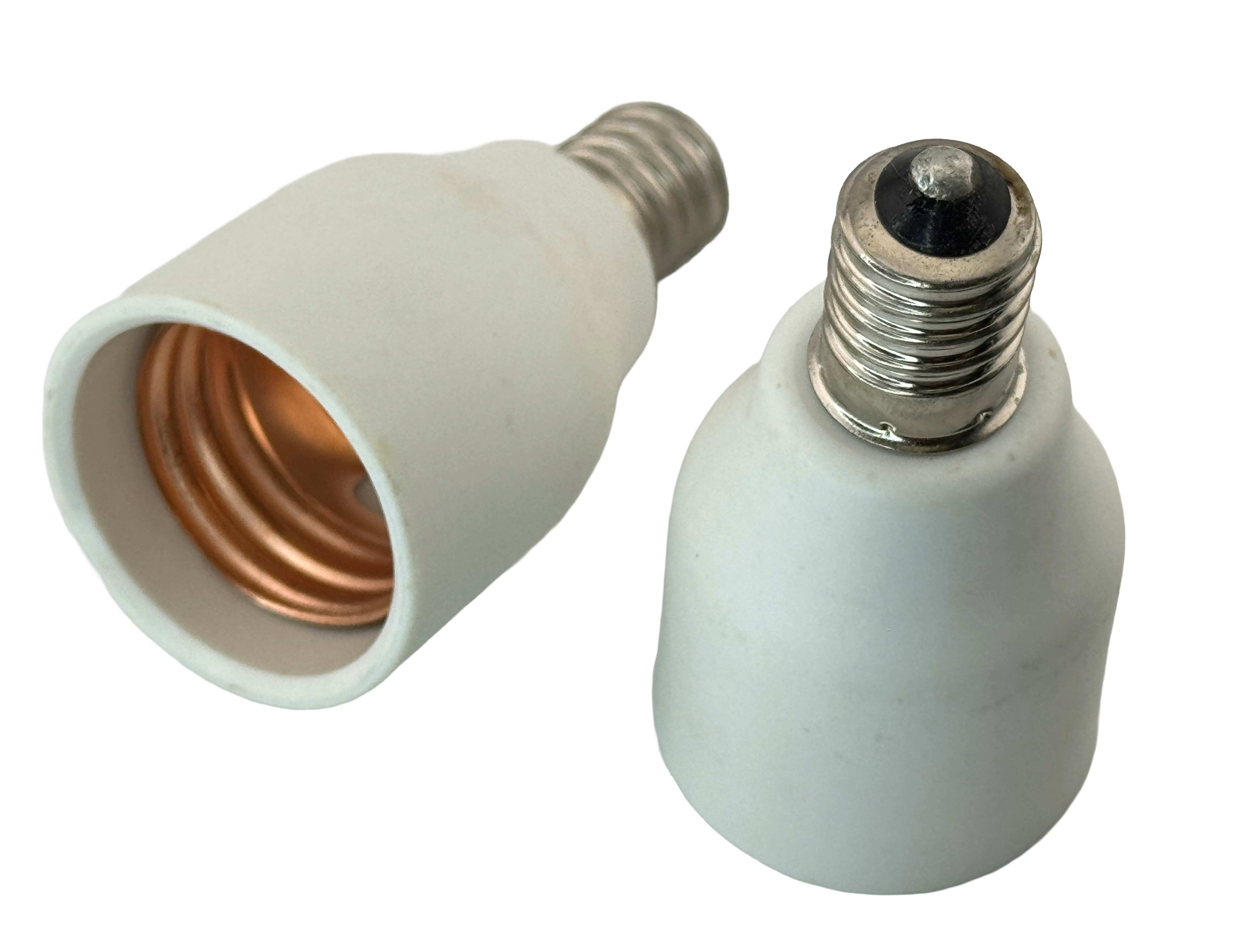 Rebaydo 2pcs E14 male to E26 female Ceramic Converter