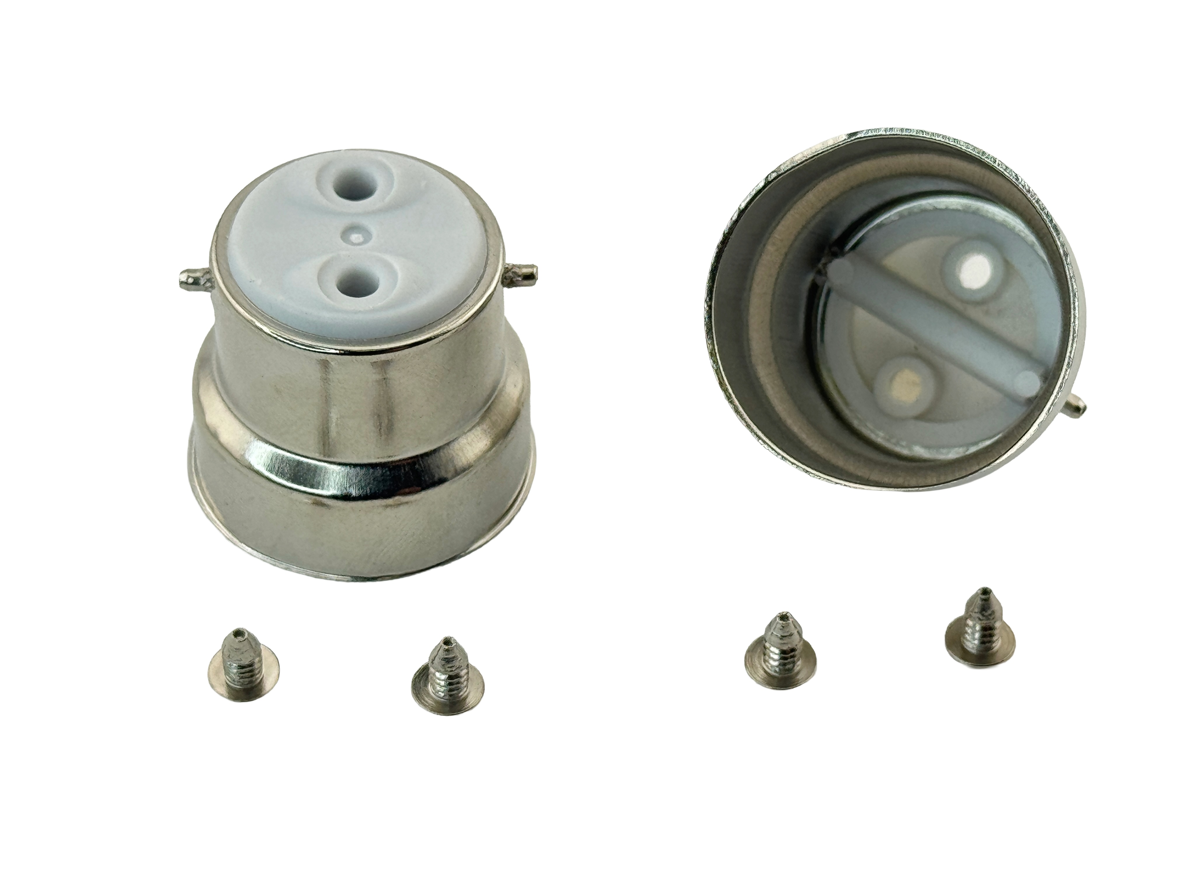 B22 Male Iron Solder Less Cap product 76444