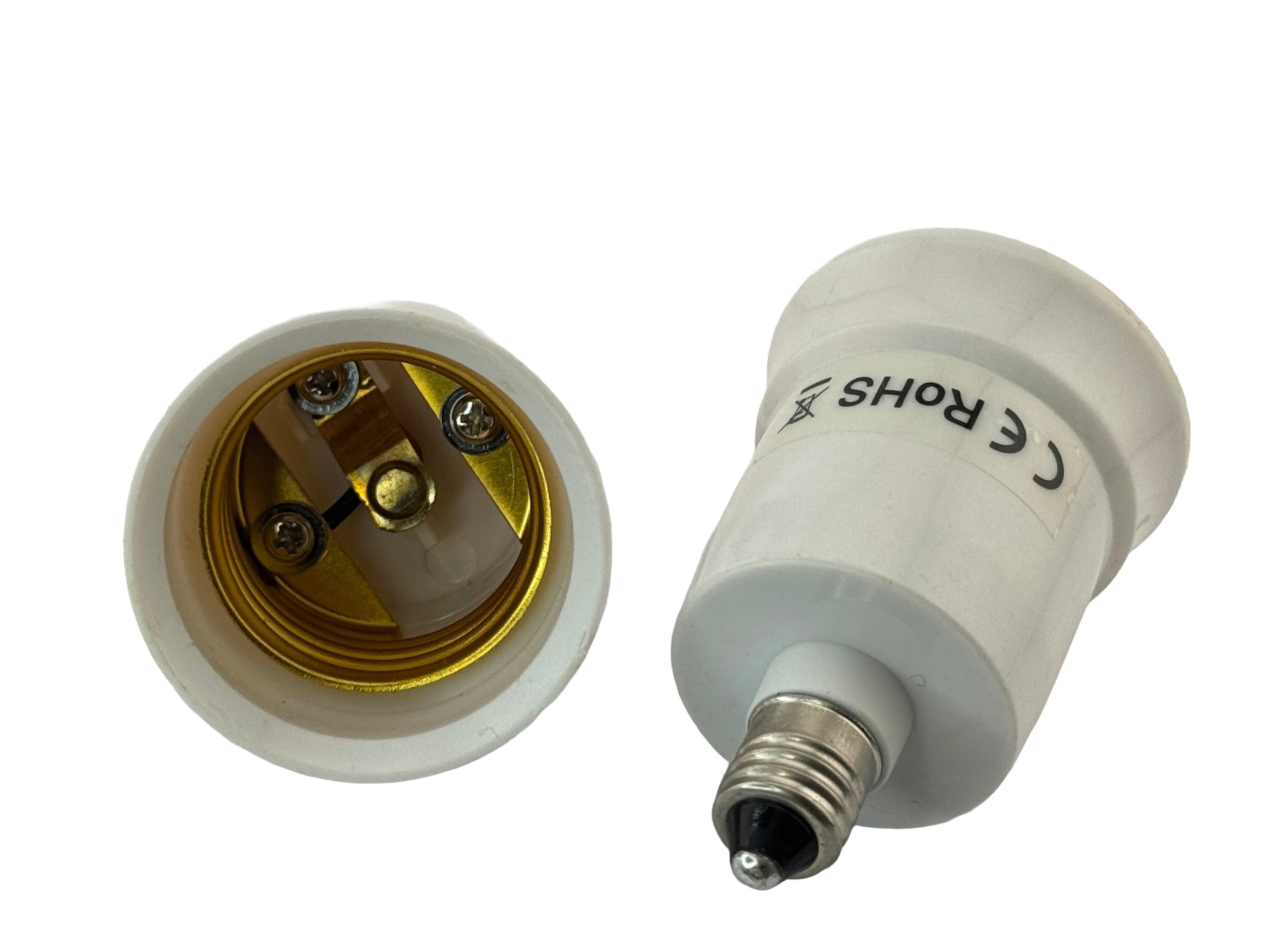 Rebaydo 2pcs E11 Male to E26/E27 Female Converter Reduced Profile