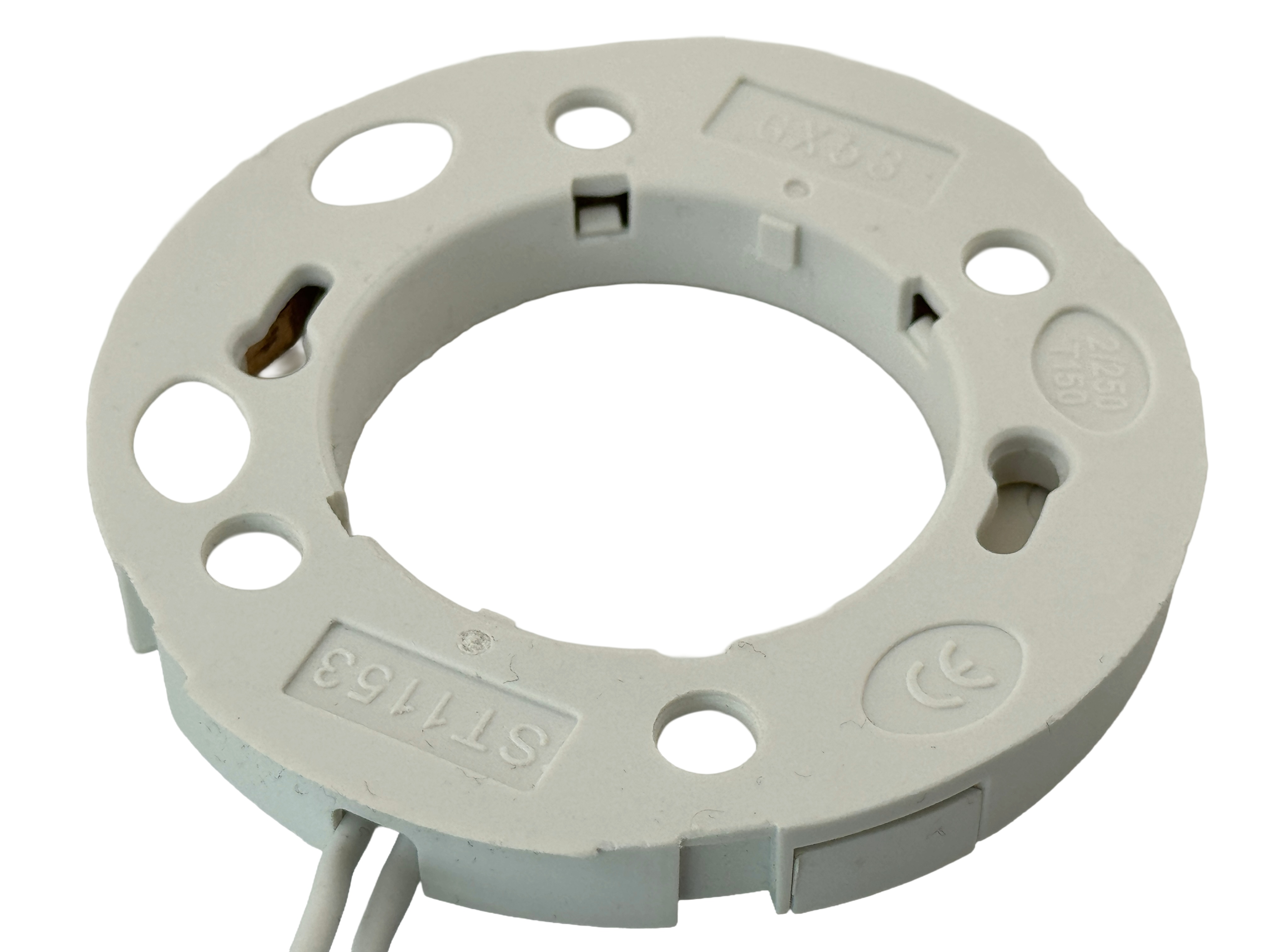 Rebaydo 2pcs GX53 Holder Socket with wires