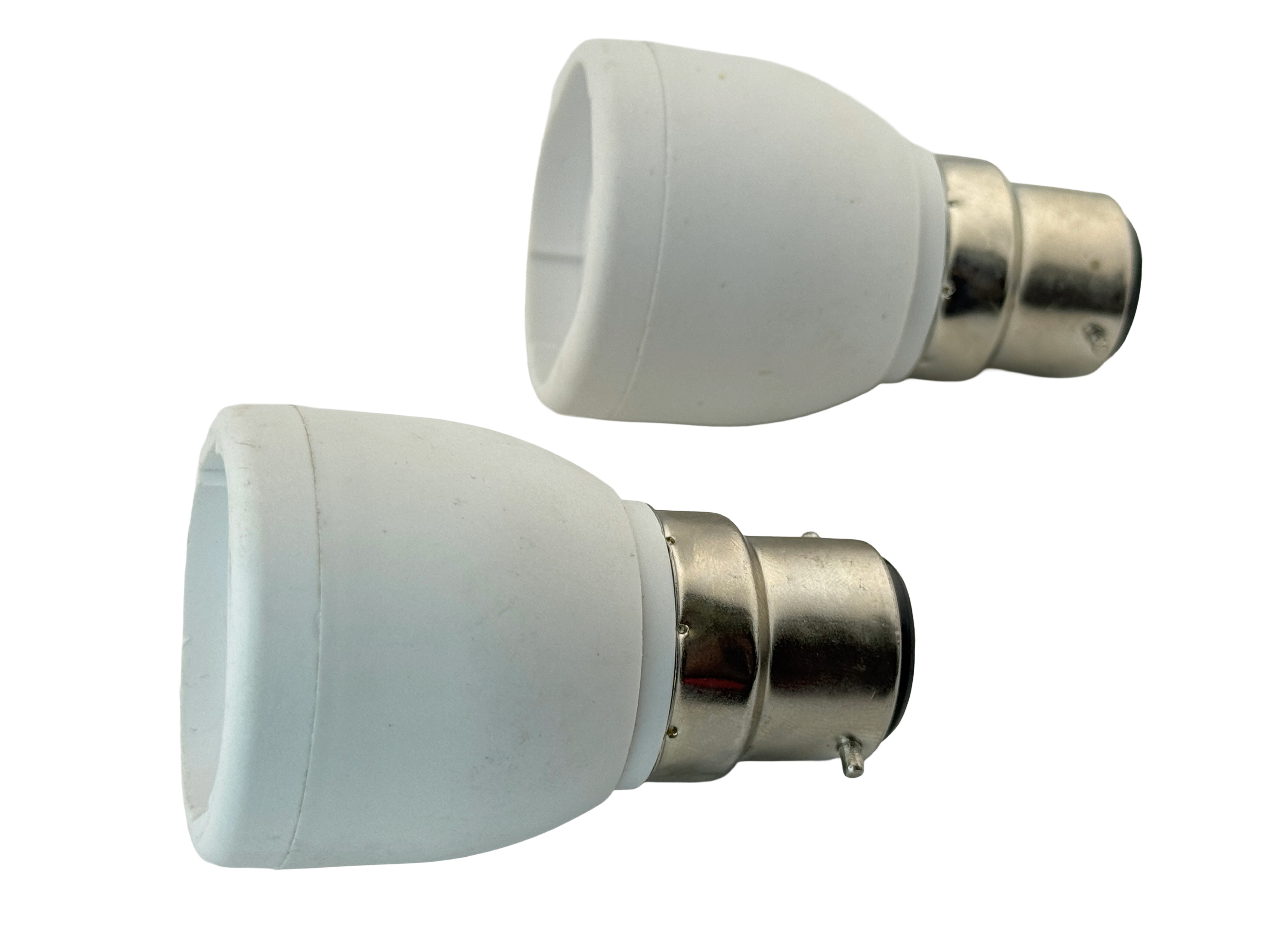 Rebaydo 2pcs B22 Male To G24 2 Pin Female Converter Adapter