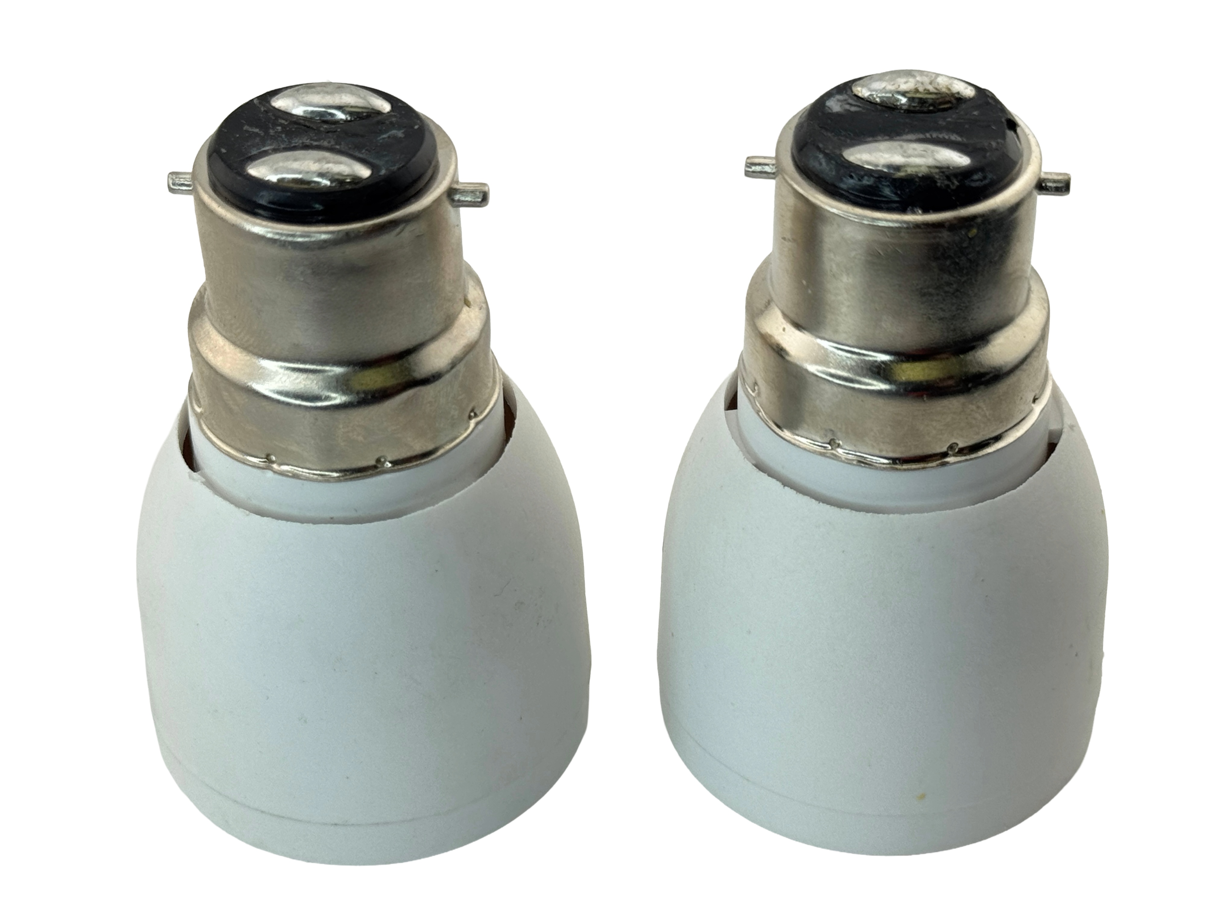 Rebaydo 2pcs B22 Male To G24 2 Pin Female Converter Adapter