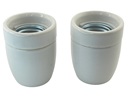 E26 Female Ceramic Socket Hanging White Color