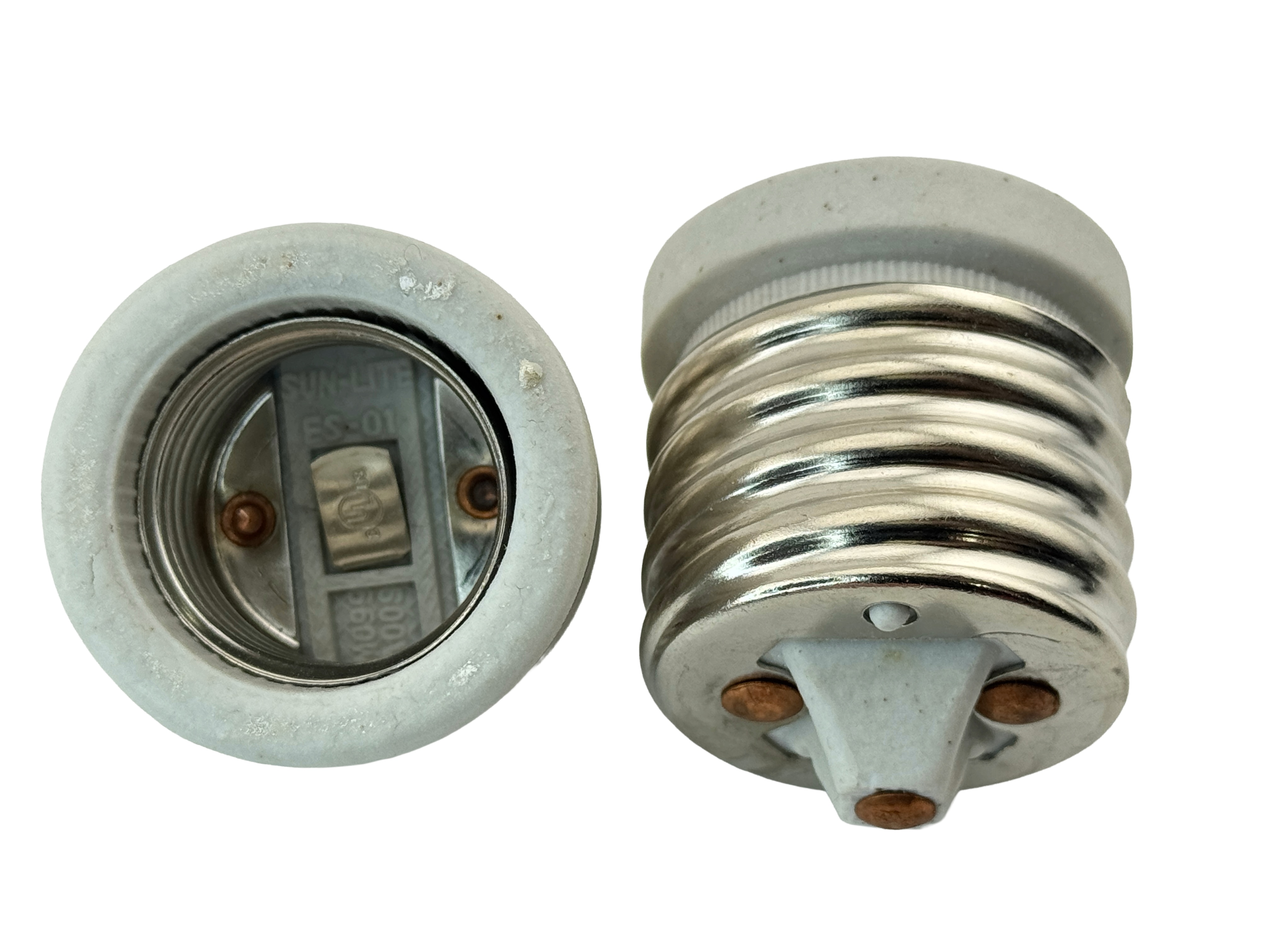 Rebaydo 2pcs E39 Male To E27 Female Converter Adapter Ceramic