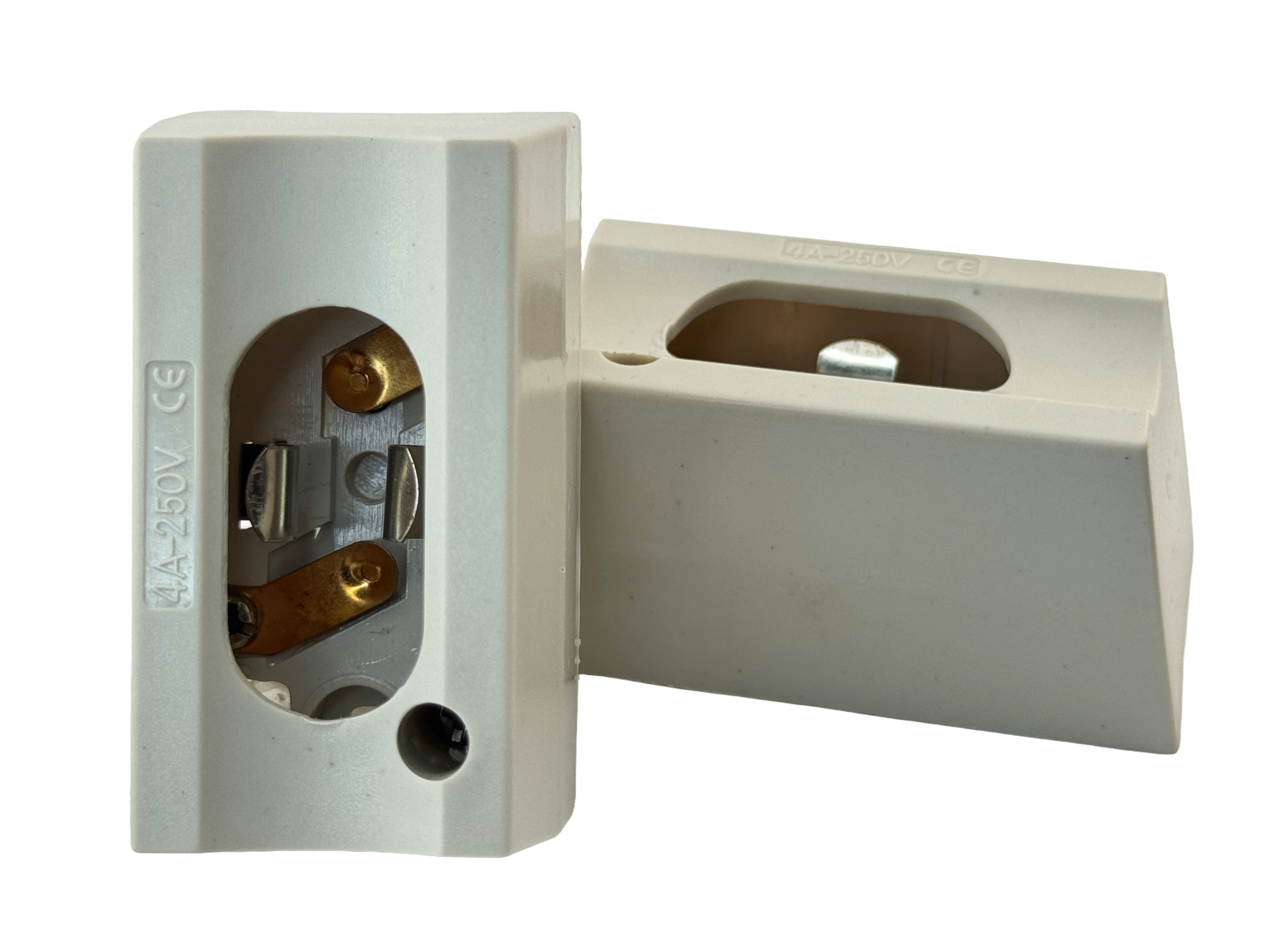 S14D Female socket, surface mount. CE and Rohs listed. Great for cabinets, display case.