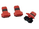 Rebaydo 3pcs Connector T-type 2 to 2 Wire Solder Less Crimp 