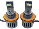 Rebaydo 2pcs H13 LED Headlight 9 to 40 Volts No Polarity