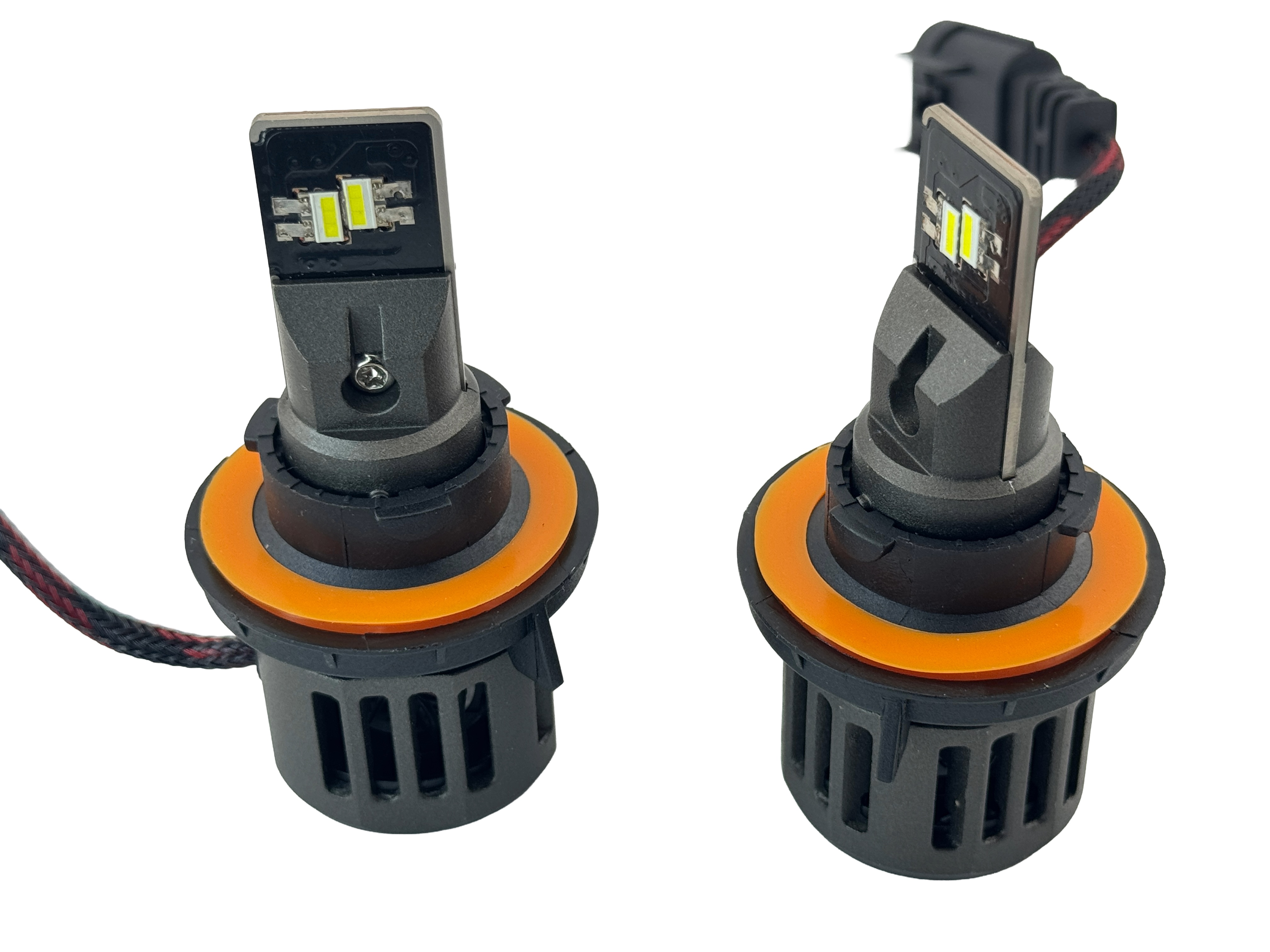 H13 LED Headlight 9 to 40 Volts No Polarity 12000 LM Pair product 23442