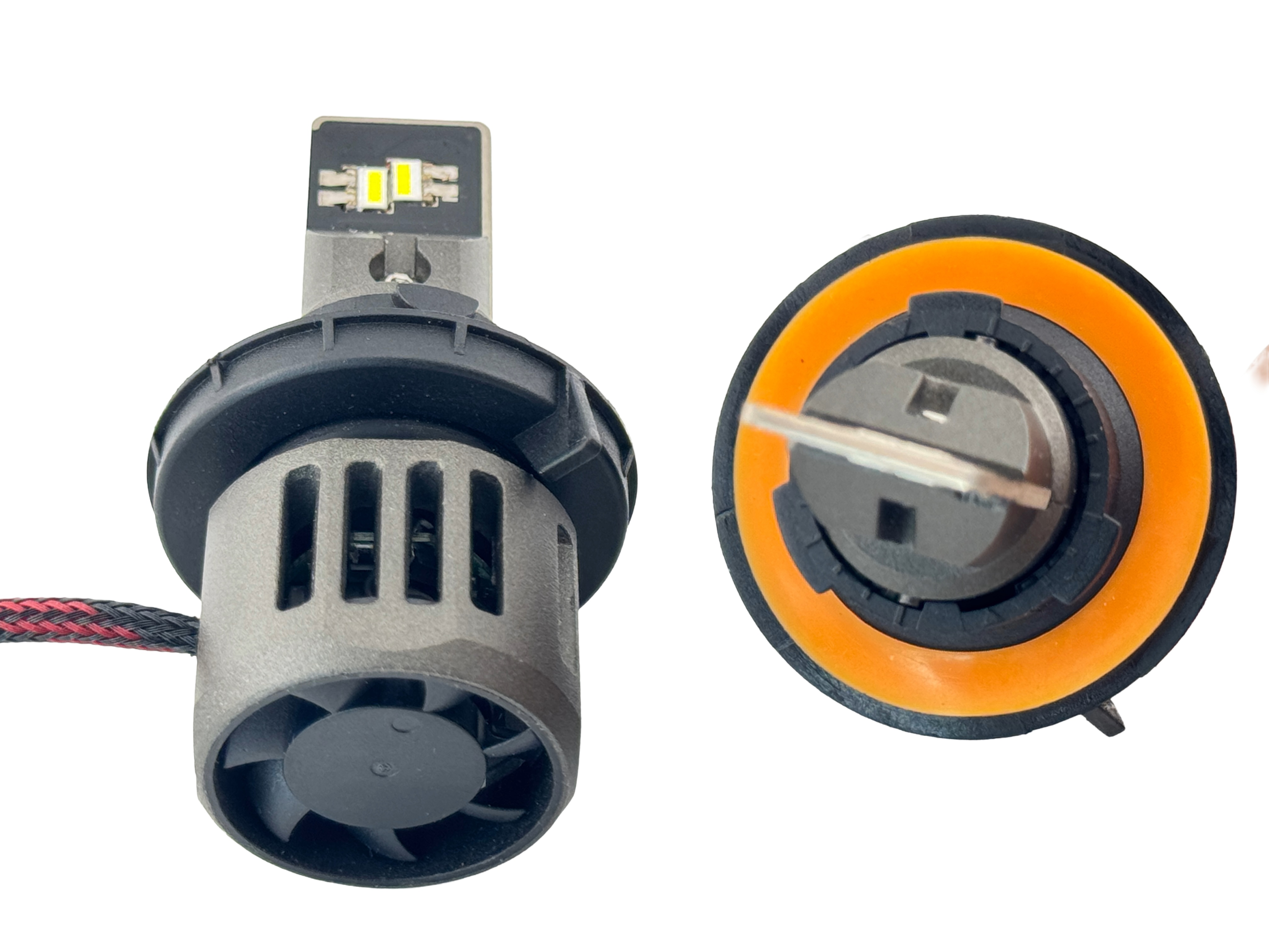 H13 LED Headlight 9 to 40 Volts No Polarity 12000 LM Pair product 23442