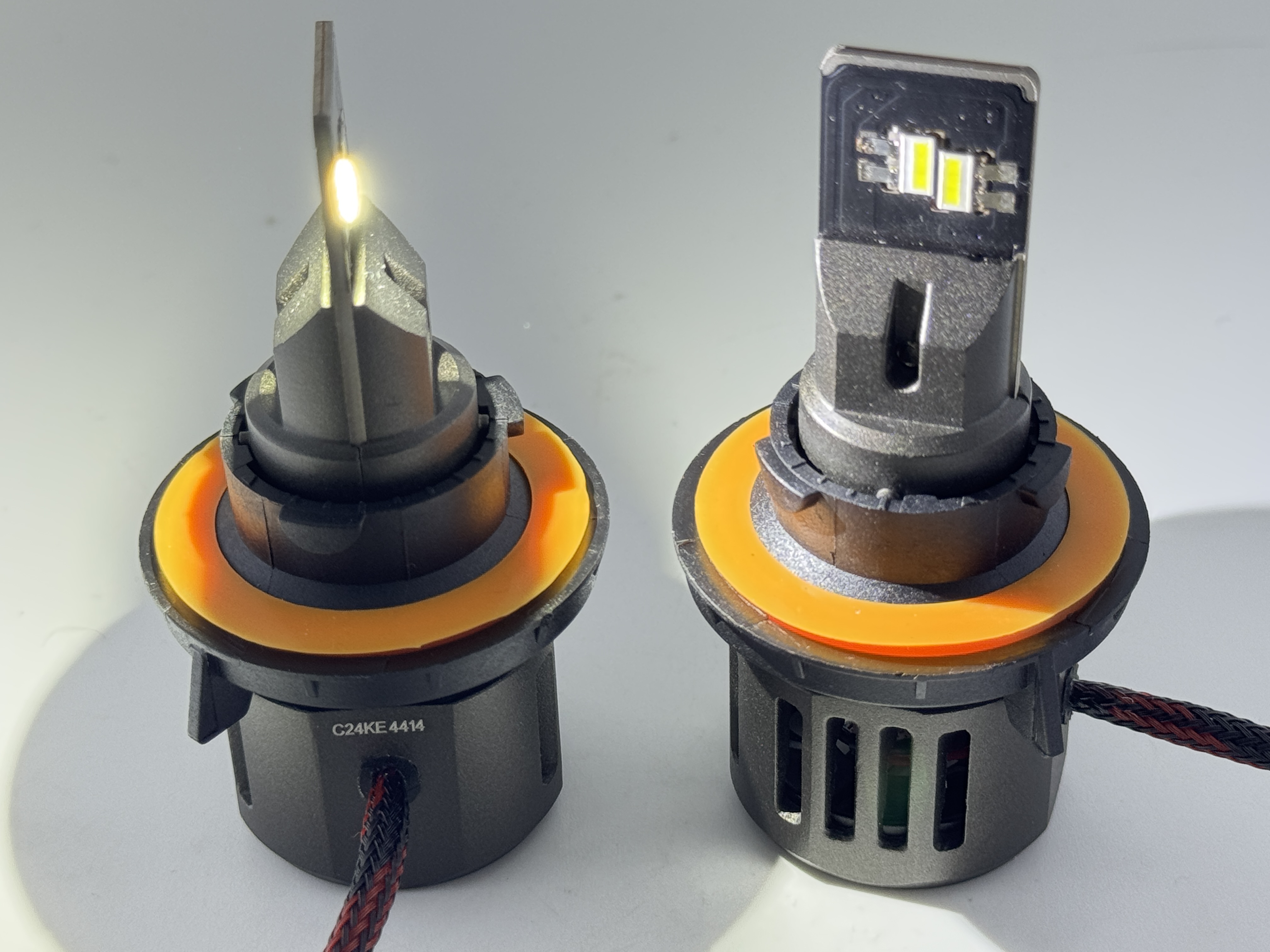H13 LED Headlight 9 to 40 Volts No Polarity 12000 LM Pair product 23442