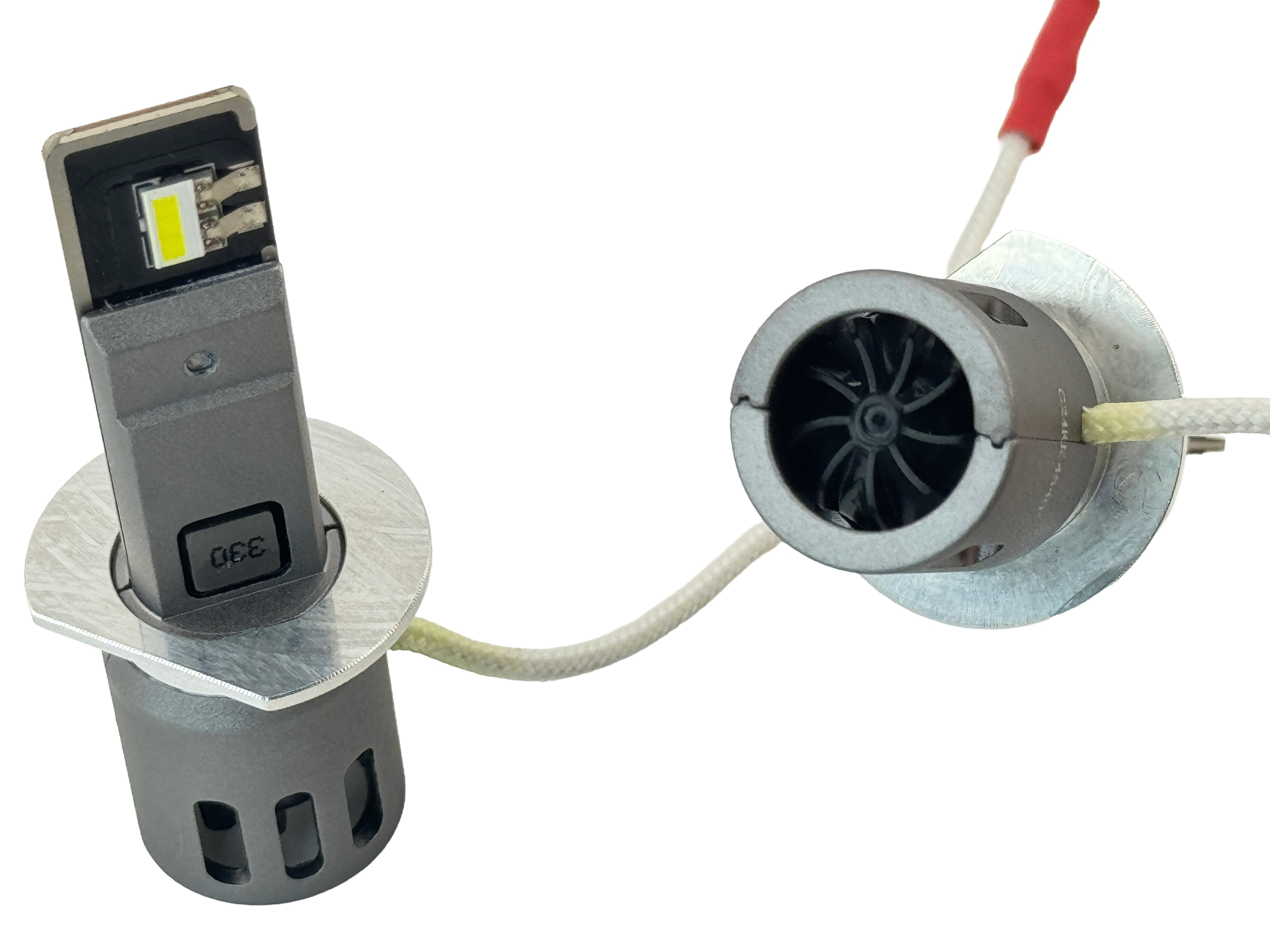 H1 LED Headlight 9 to 40 Volts No Polarity 8000 LM Pair product 84749