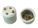 GU24 2 Pin male to E26 female Ceramic Lamp Holder Converter