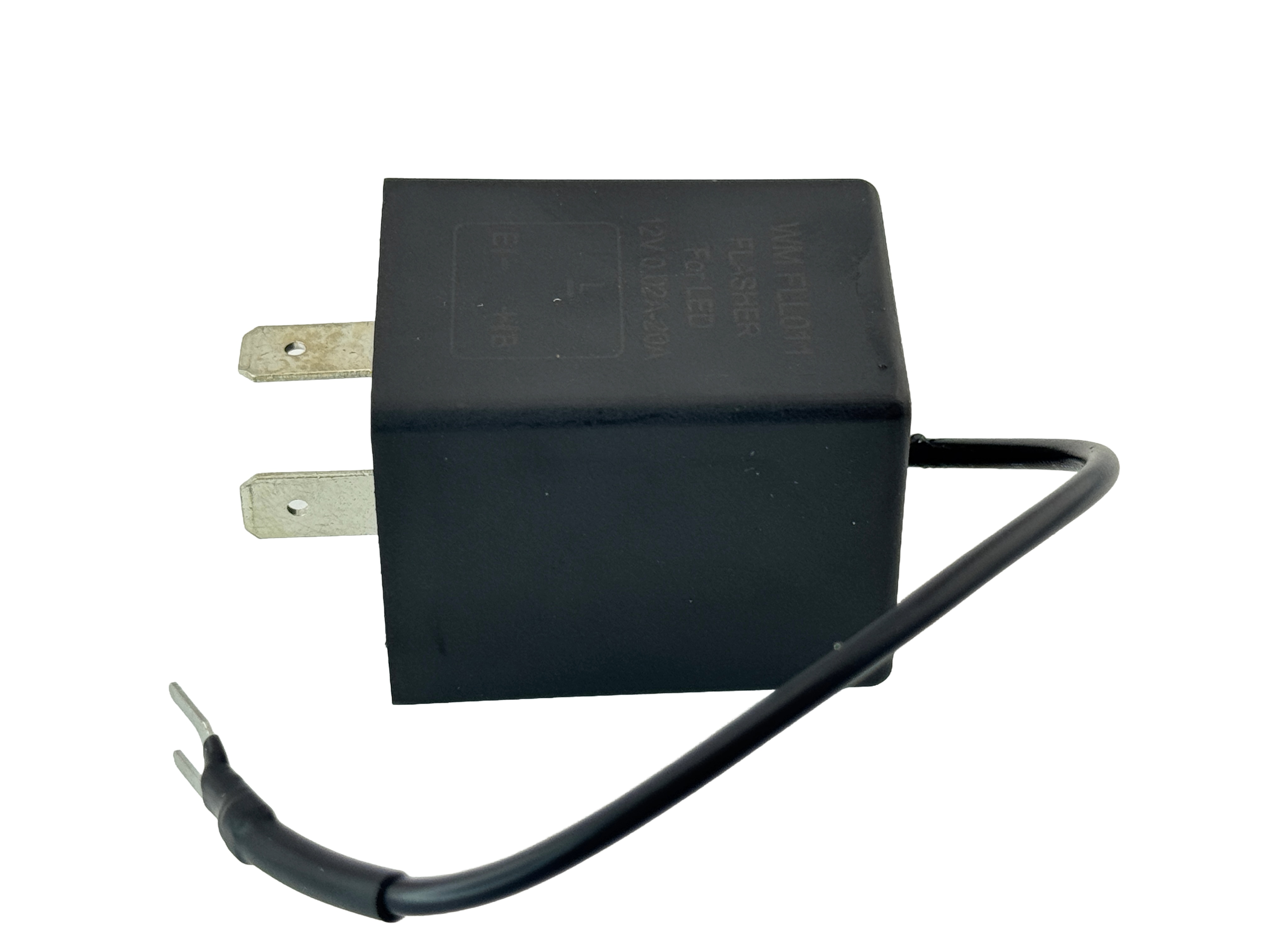 FLL011 LED Compatible Flasher 2 Pin Plus Pigtail 12 VDC product 69869