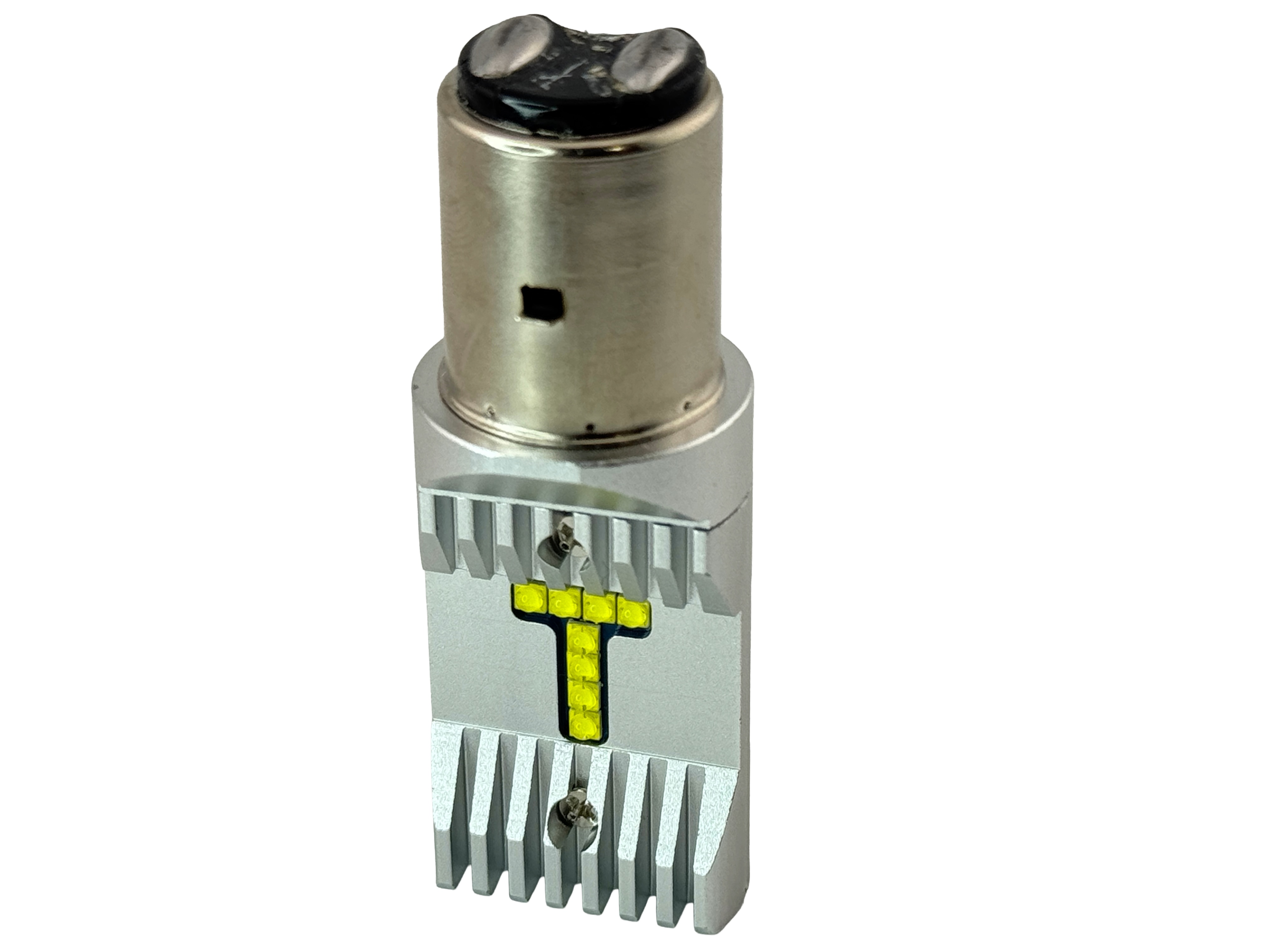 Rebaydo BA20D LED Headlight 5 To 30 Volt Dual Filament Non Polarity