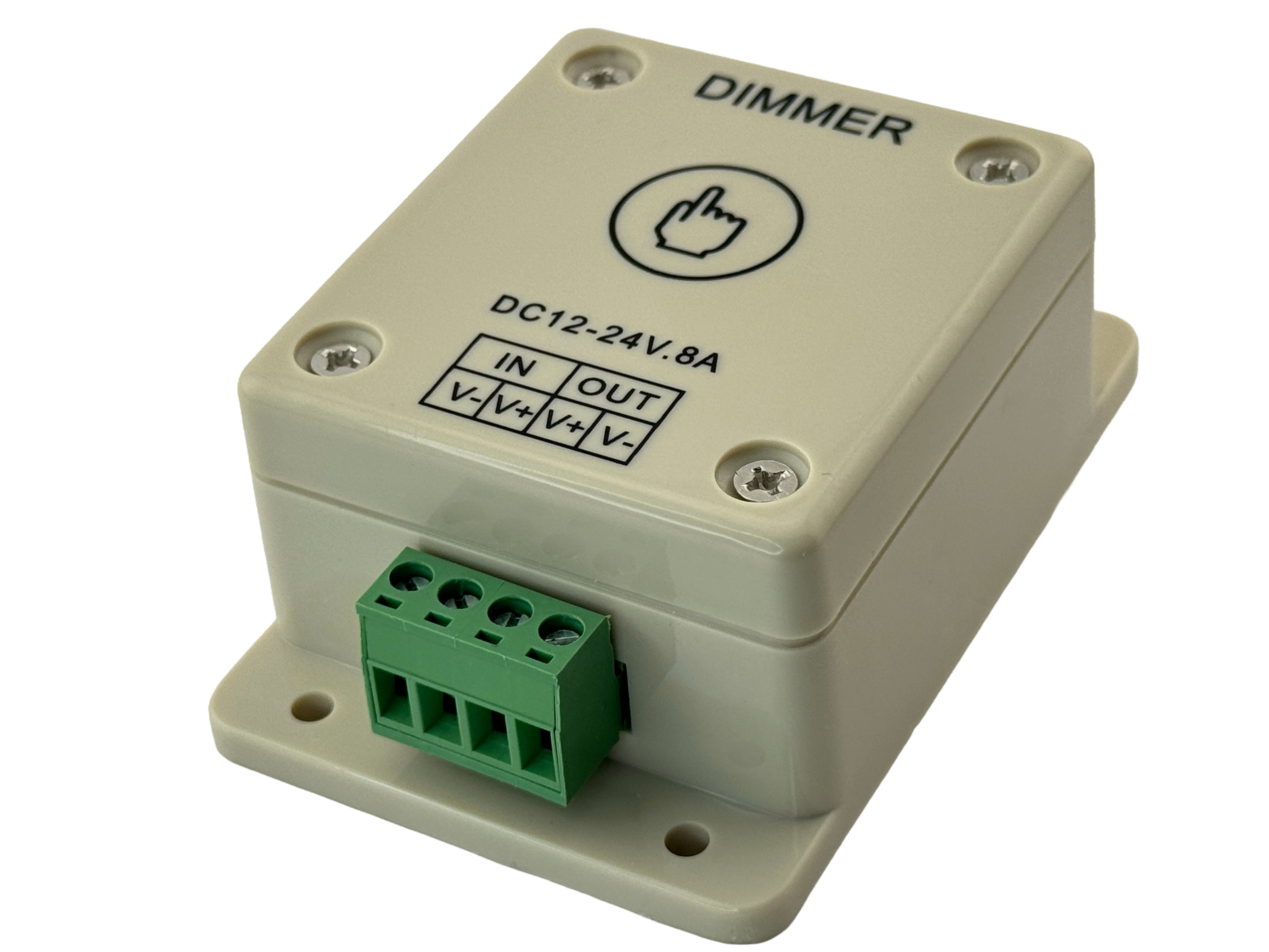 Rebaydo Dimmer Touch 12 Volt Low Voltage 96W 1 Channel 8A