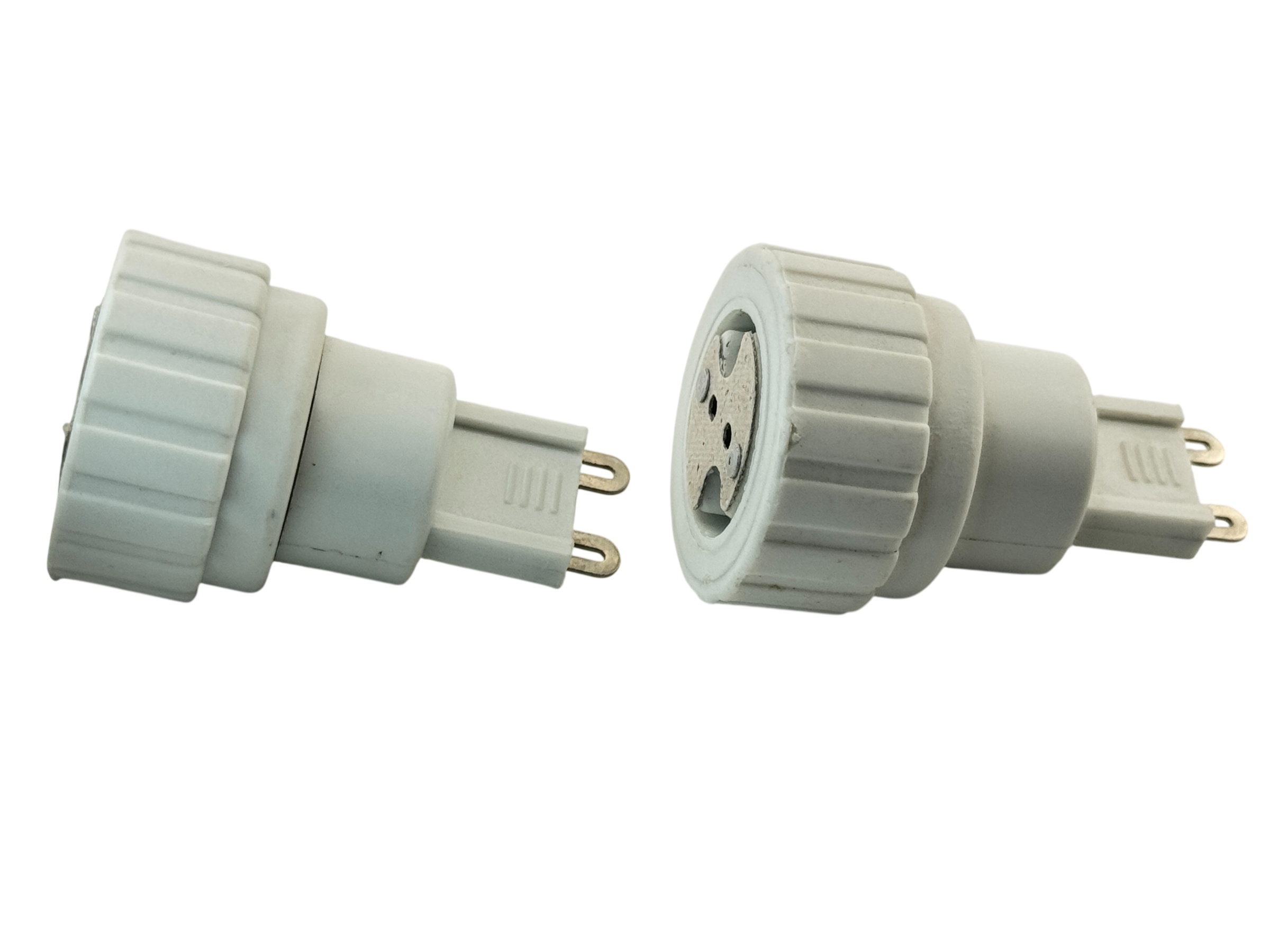 Rebaydo 2pcs G9 Male to MR16 Gx5.3 GU5.3 Female Converter Adapter