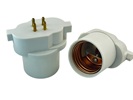 Rebaydo 2pcs GY10Q Male to E26/E27 Female Adapter Lamp Holder