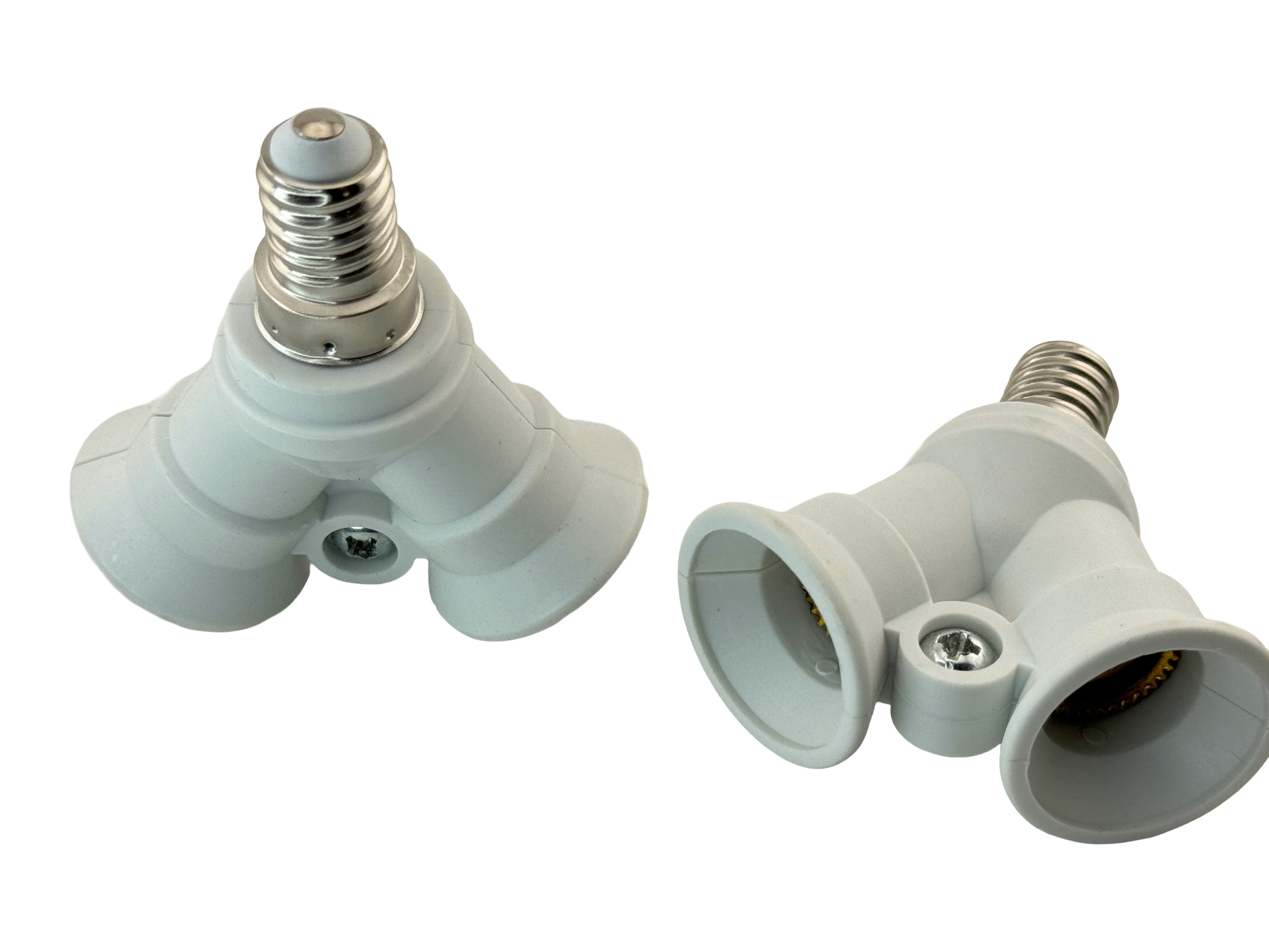E14 Male to 2xE14 Female Y Shaped Converter Socket product 64682