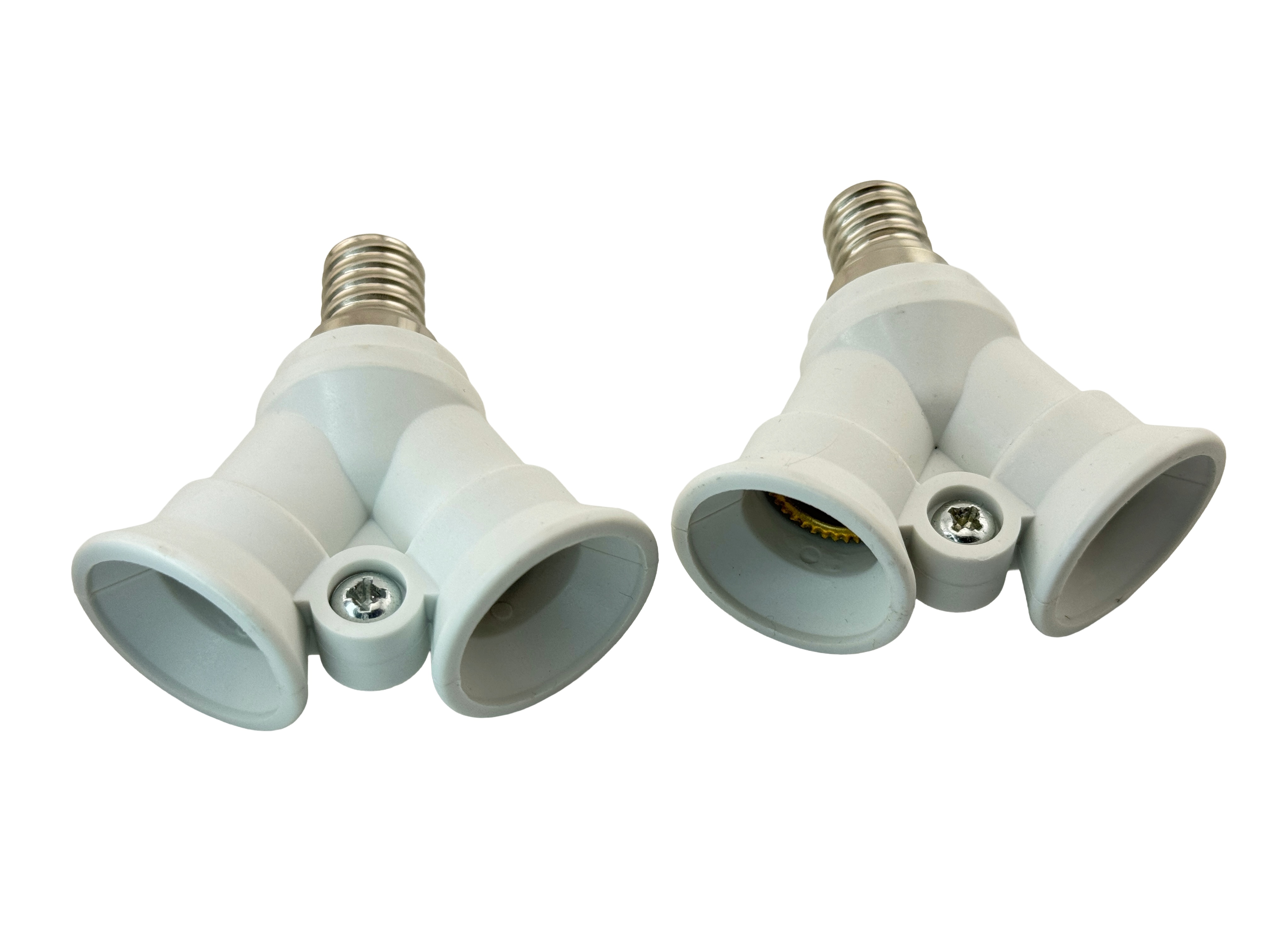 E14 Male to 2xE14 Female Y Shaped Converter Socket product 64682