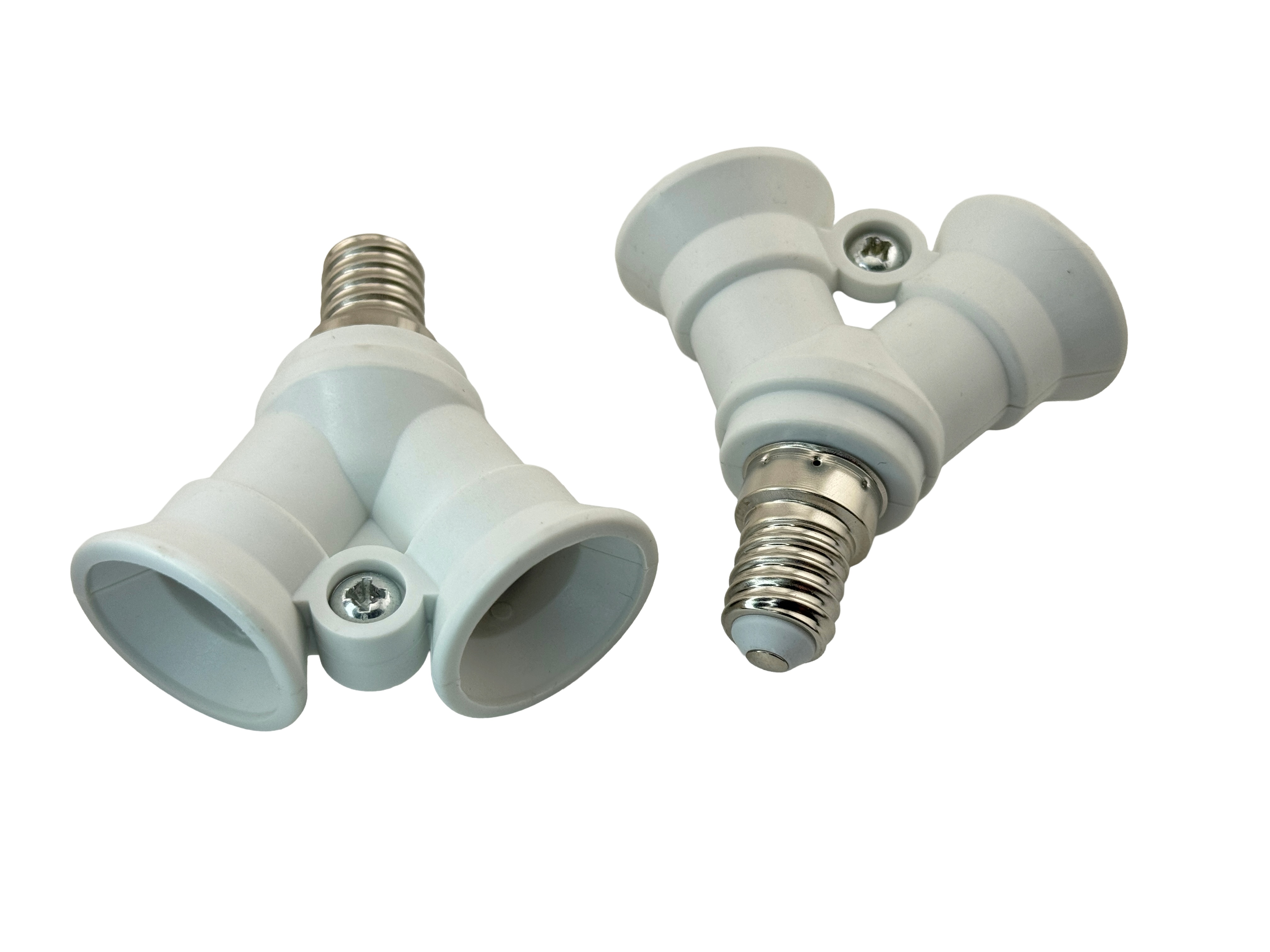 E14 Male to 2xE14 Female Y Shaped Converter Socket product 64682