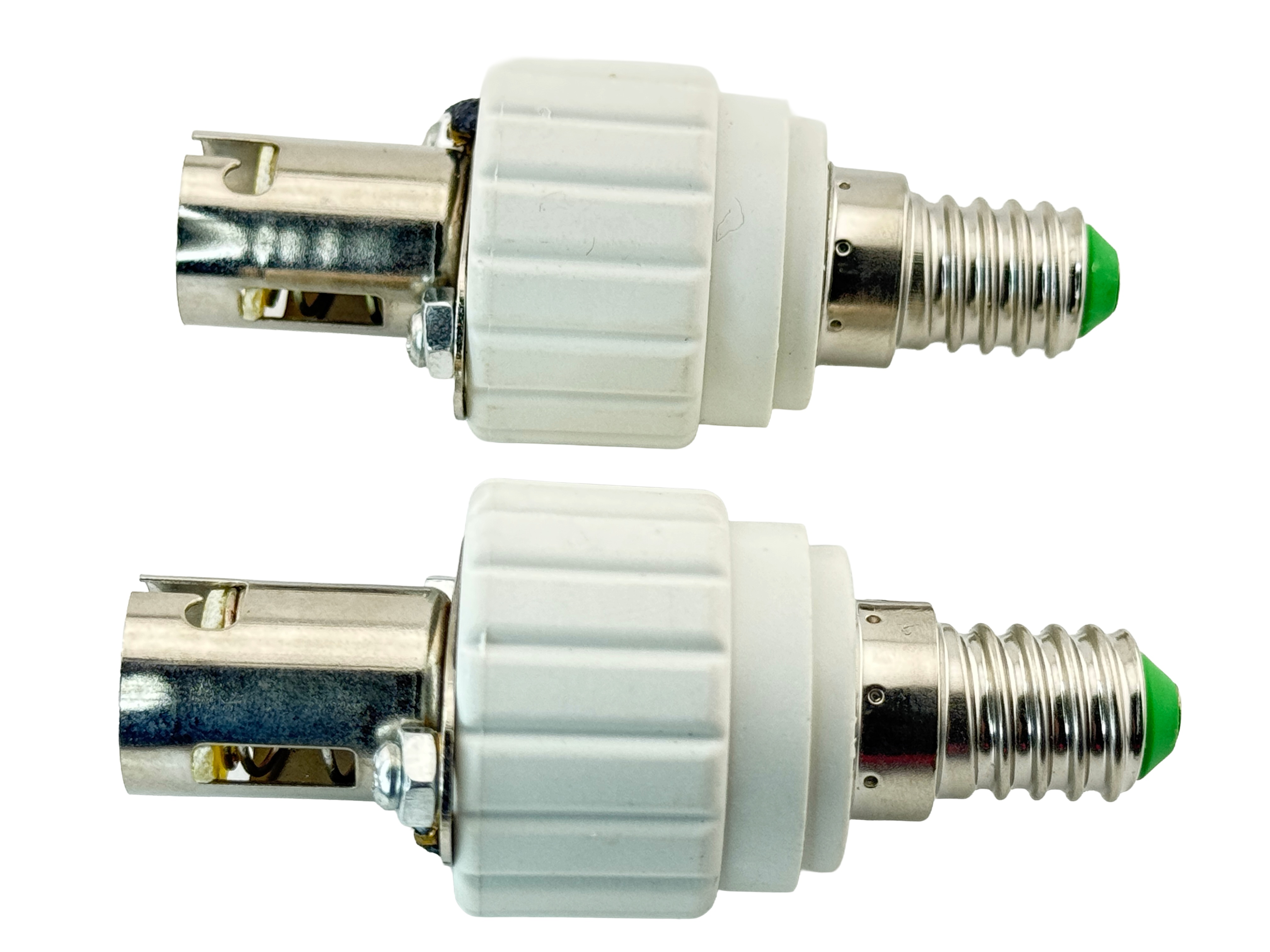 Rebaydo 2pcs E14 Male to BA15D Female Converter Socket