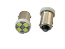Rebaydo 2pcs 1155 BA9S LED Bulb 4 3528 LED 12V DC T3 1/4