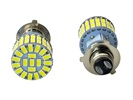 Rebaydo 2pcs P15D-25-3 LED Headlight 6 Volt 60 SMD Dual Filament