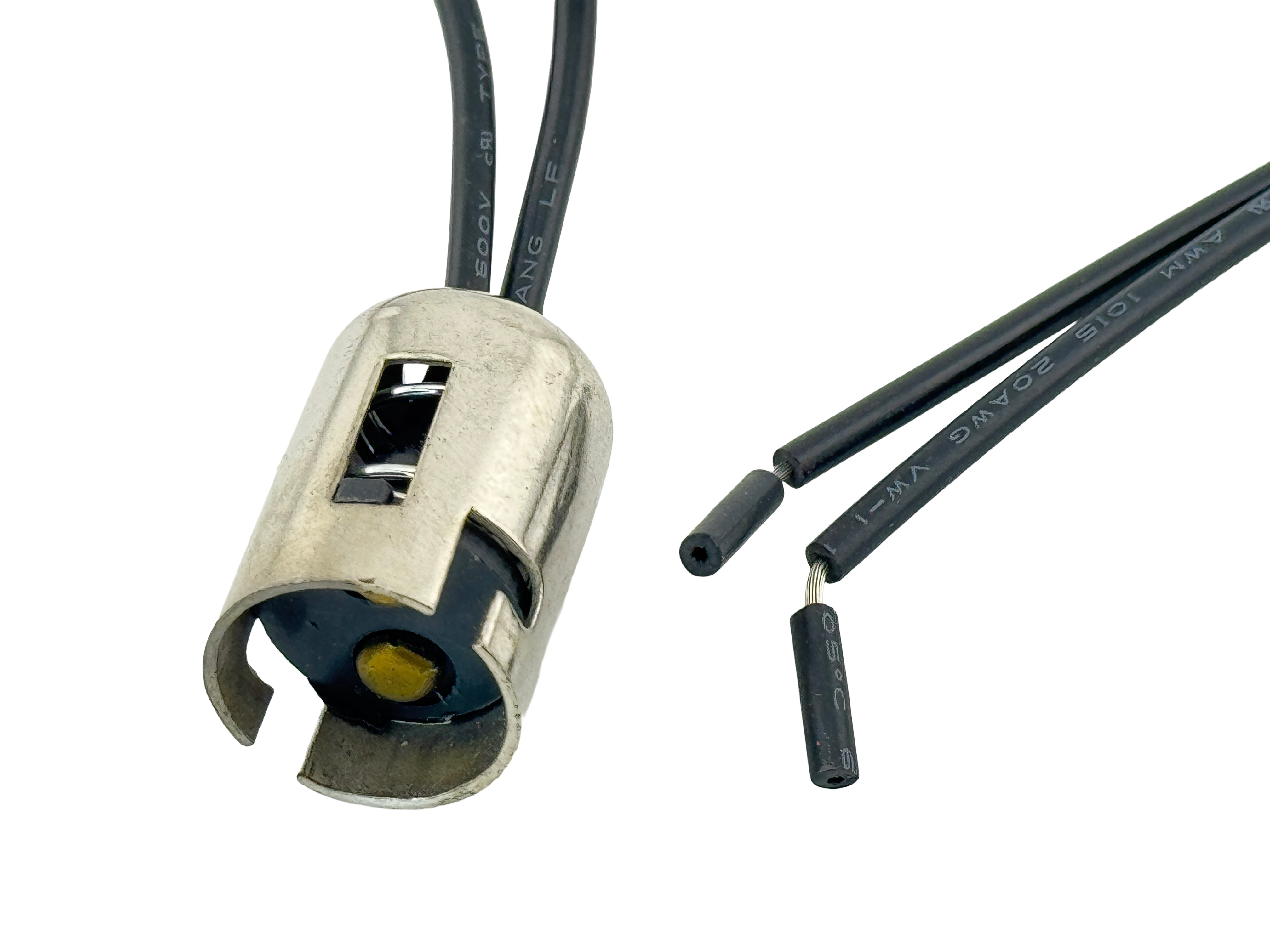 Rebaydo 2pcs BA15D Socket with Wires