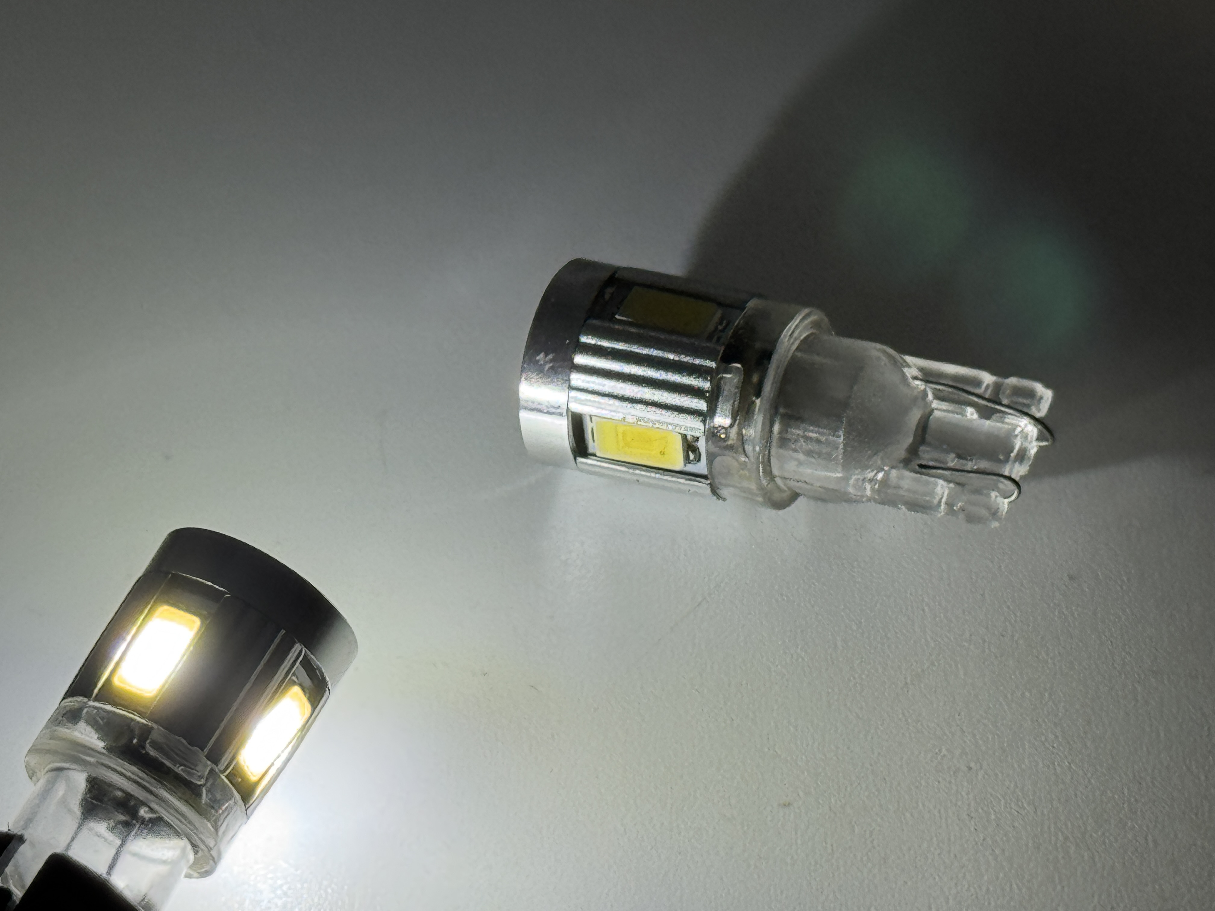 194 LED Bulb T10 Wedge Base 3 Watt + 2 Watt 12V AC or DC product 57842