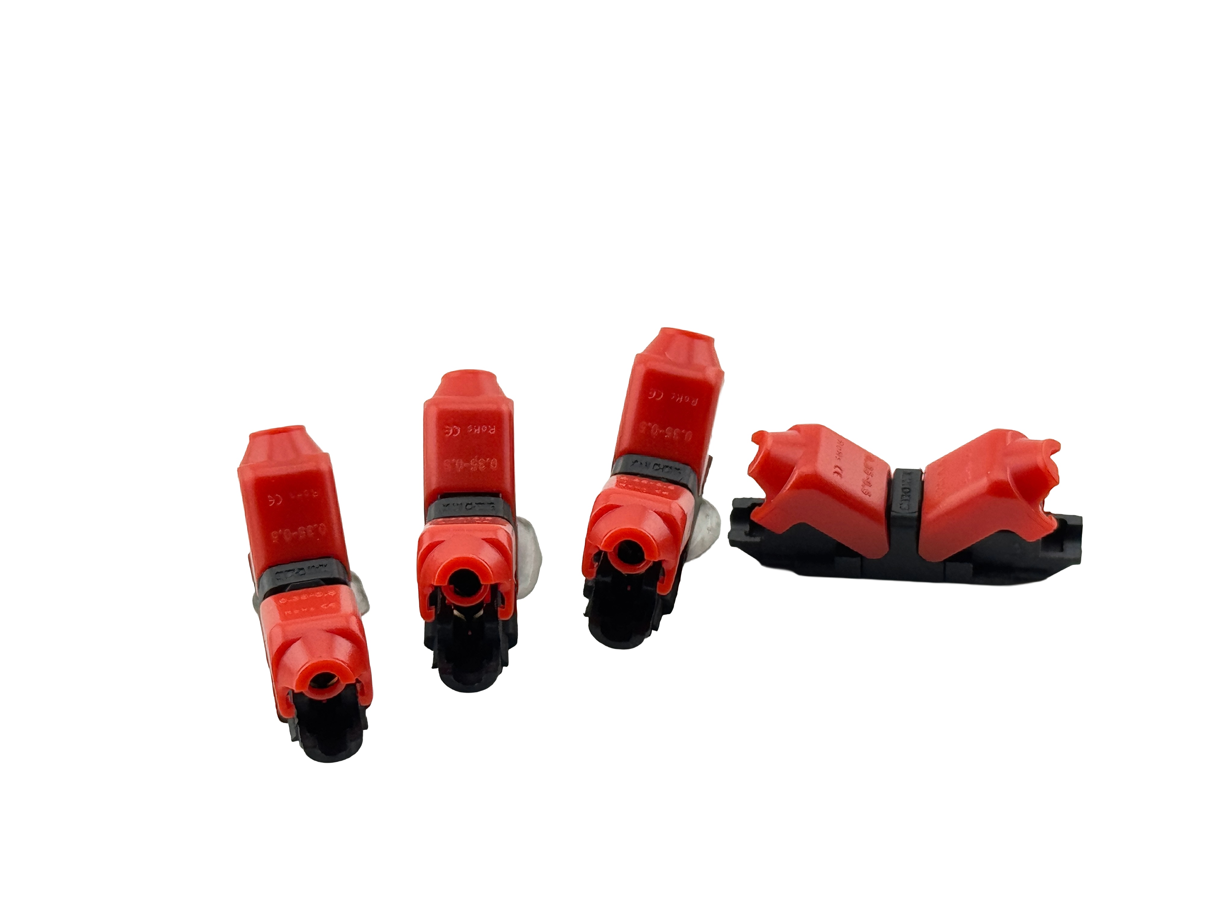 Rebaydo 4pcs Wire Connector Solderless 1 to 1 Wire 18awg to 22awg 