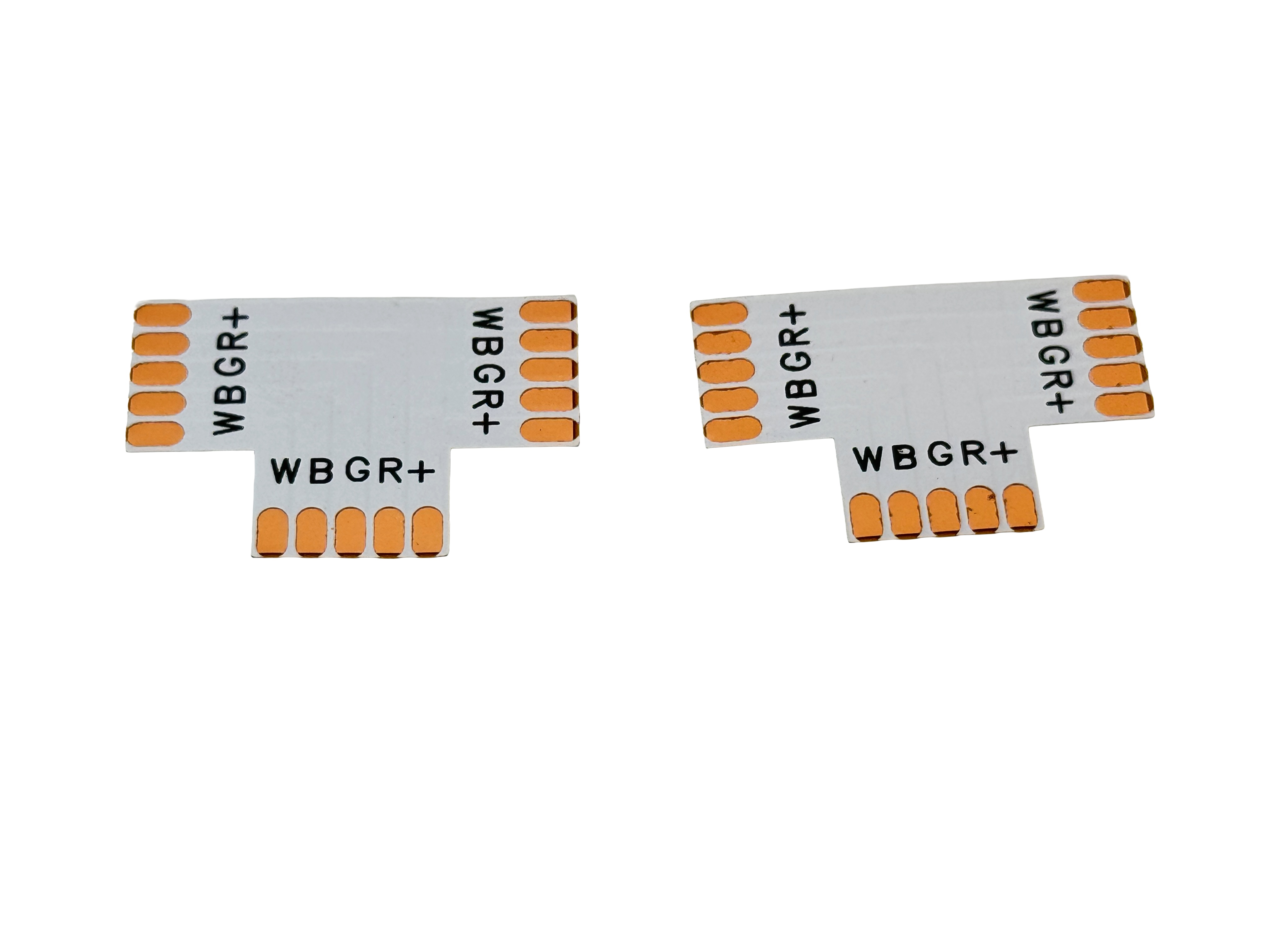 Rebaydo 2pcs Connector 12 mm 5 Conductor 3 Way Solder Less PCB