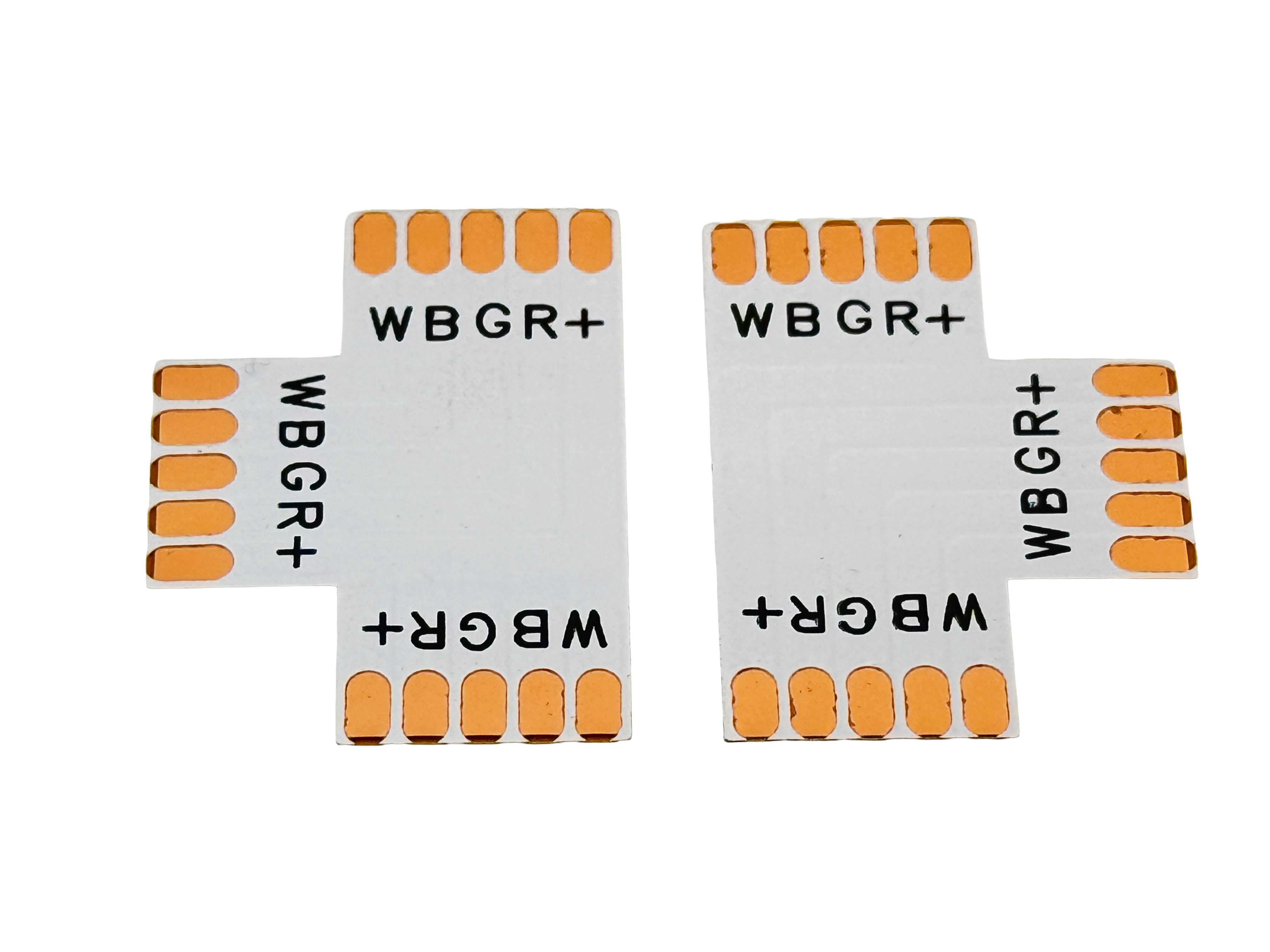 Rebaydo 2pcs Connector 12 mm 5 Conductor 3 Way Solder Less PCB