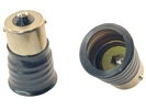 Rebaydo 2pcs BA15S male To E17 female Screw Converter