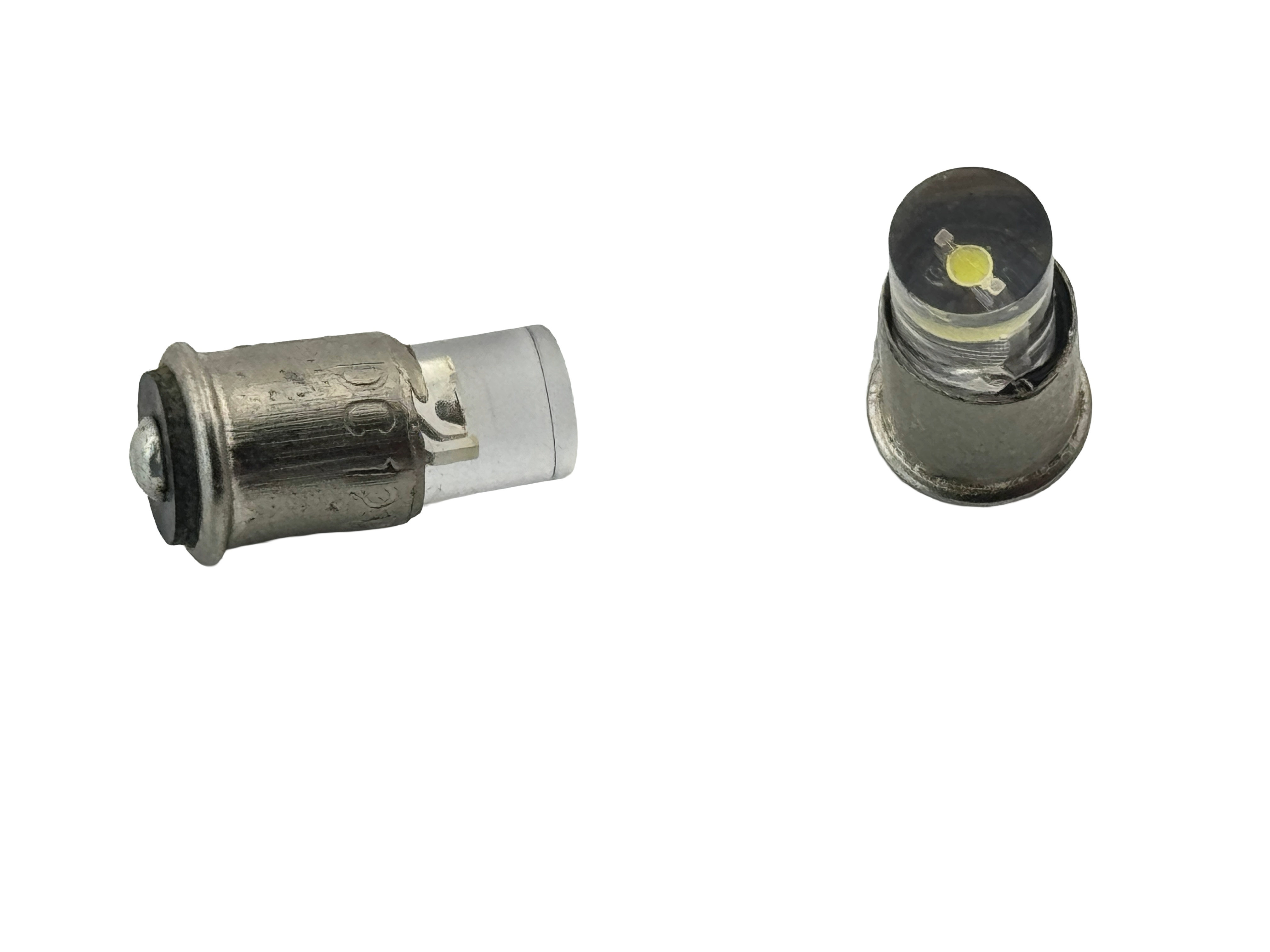 LMF12 LED Miniature Bulb SX65 Base 12 VDC Dimmable T-1 3/4 Midget Flanged product code 94575