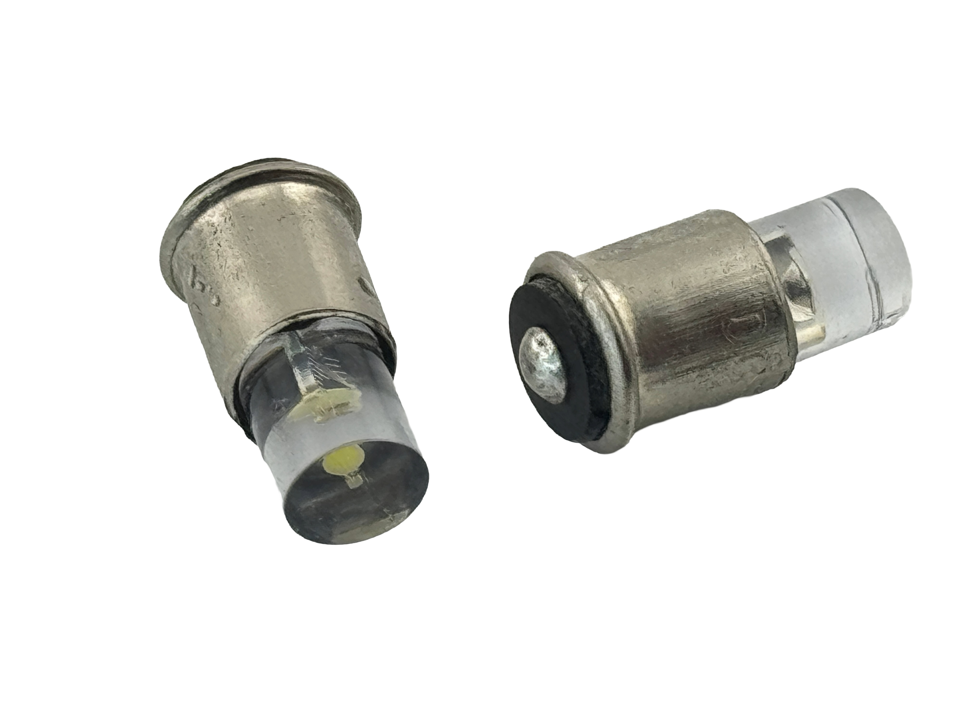 LMF12 LED Miniature Bulb SX65 Base 12 VDC Dimmable T-1 3/4 Midget Flanged product code 94575