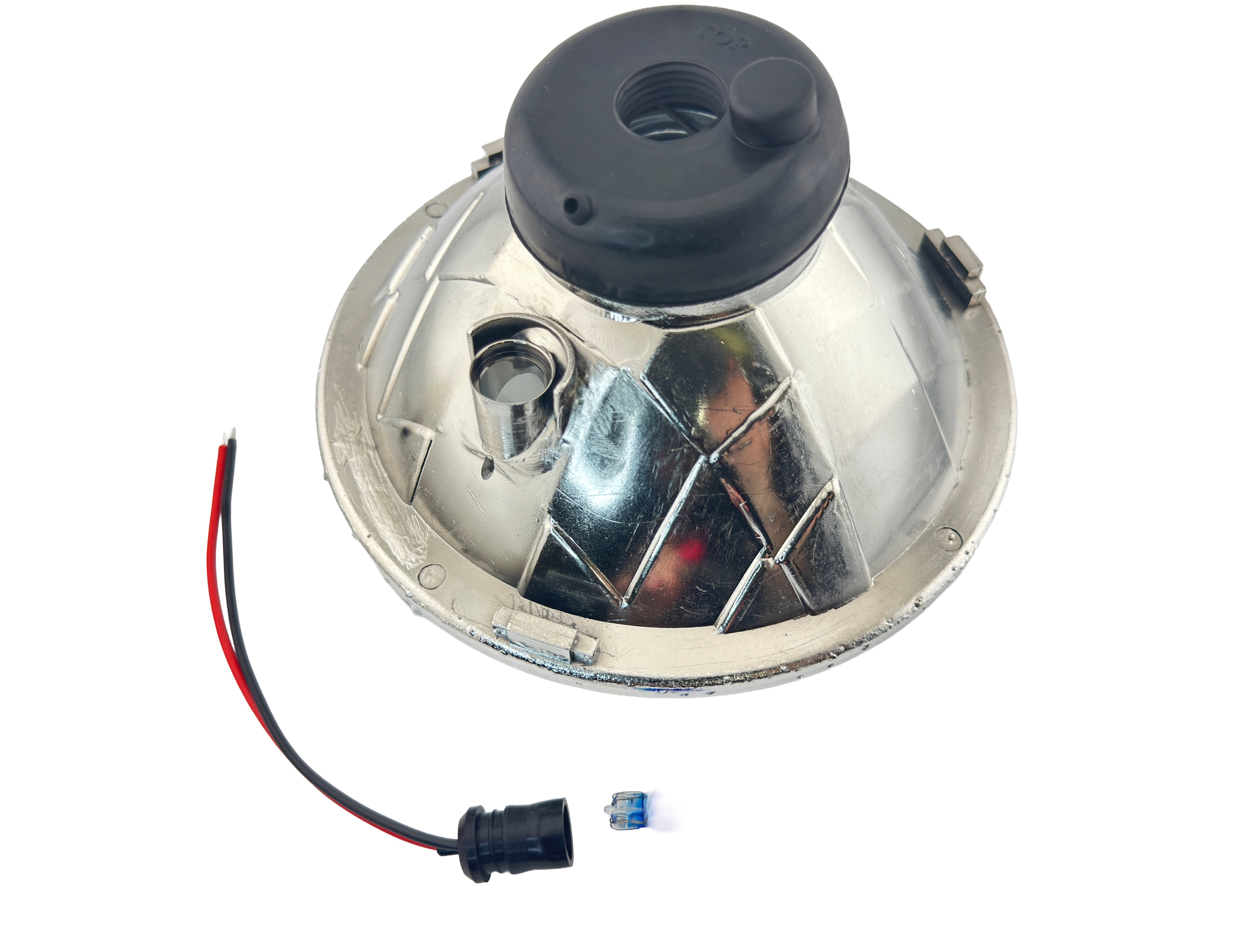 Headlight SemiSealed Housing 7" Round With Park Bulb Pair NCNRNW product 69854