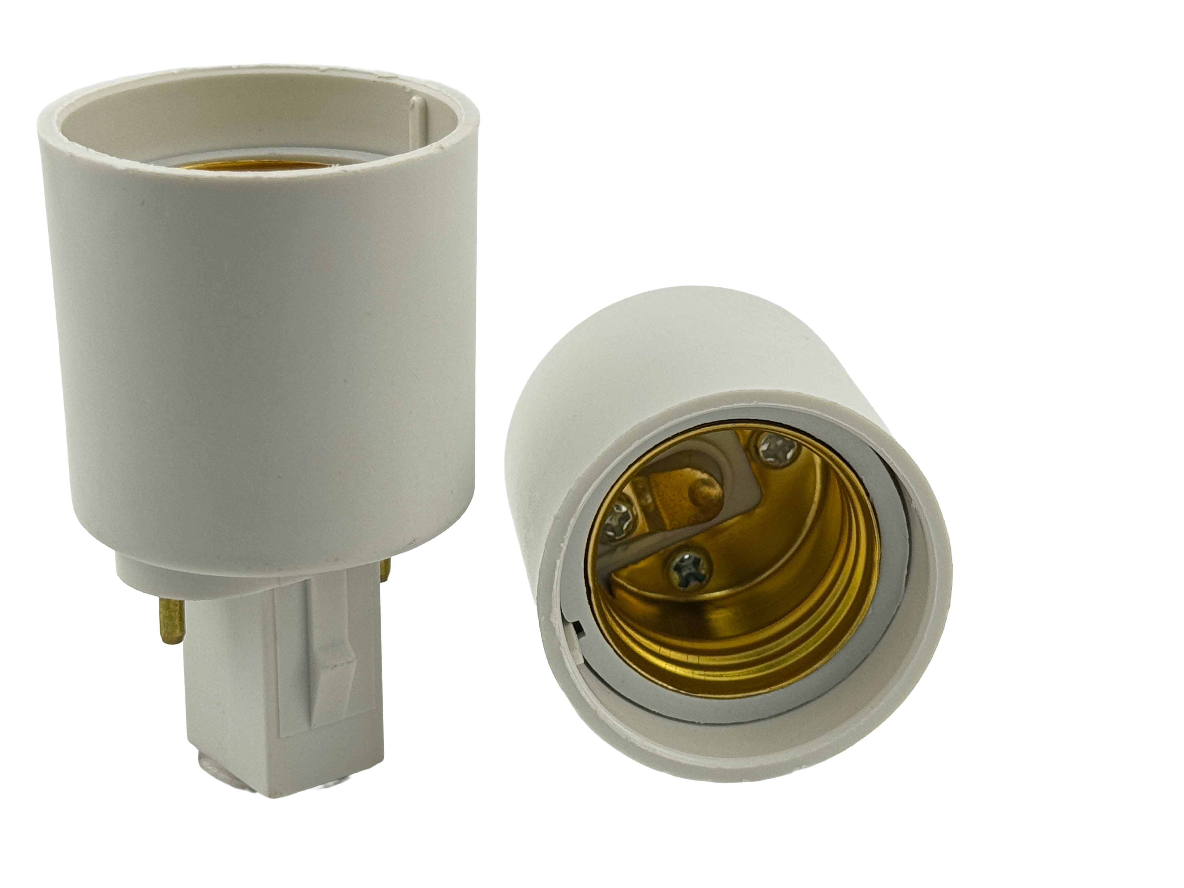 Rebaydo 2pcs G23 2 Pin male to E26 female Converter Adapter