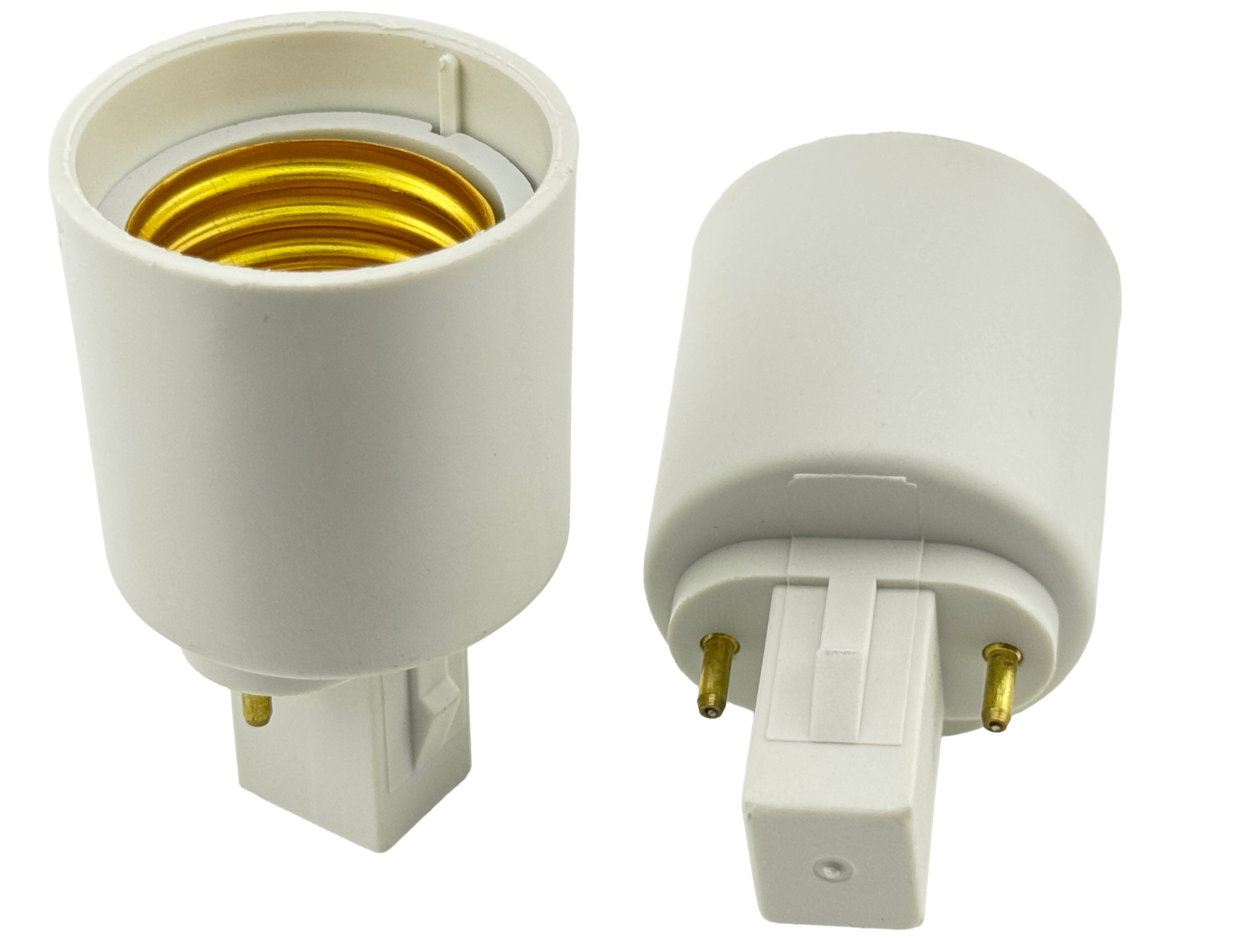 Rebaydo 2pcs G23 2 Pin male to E26 female Converter Adapter