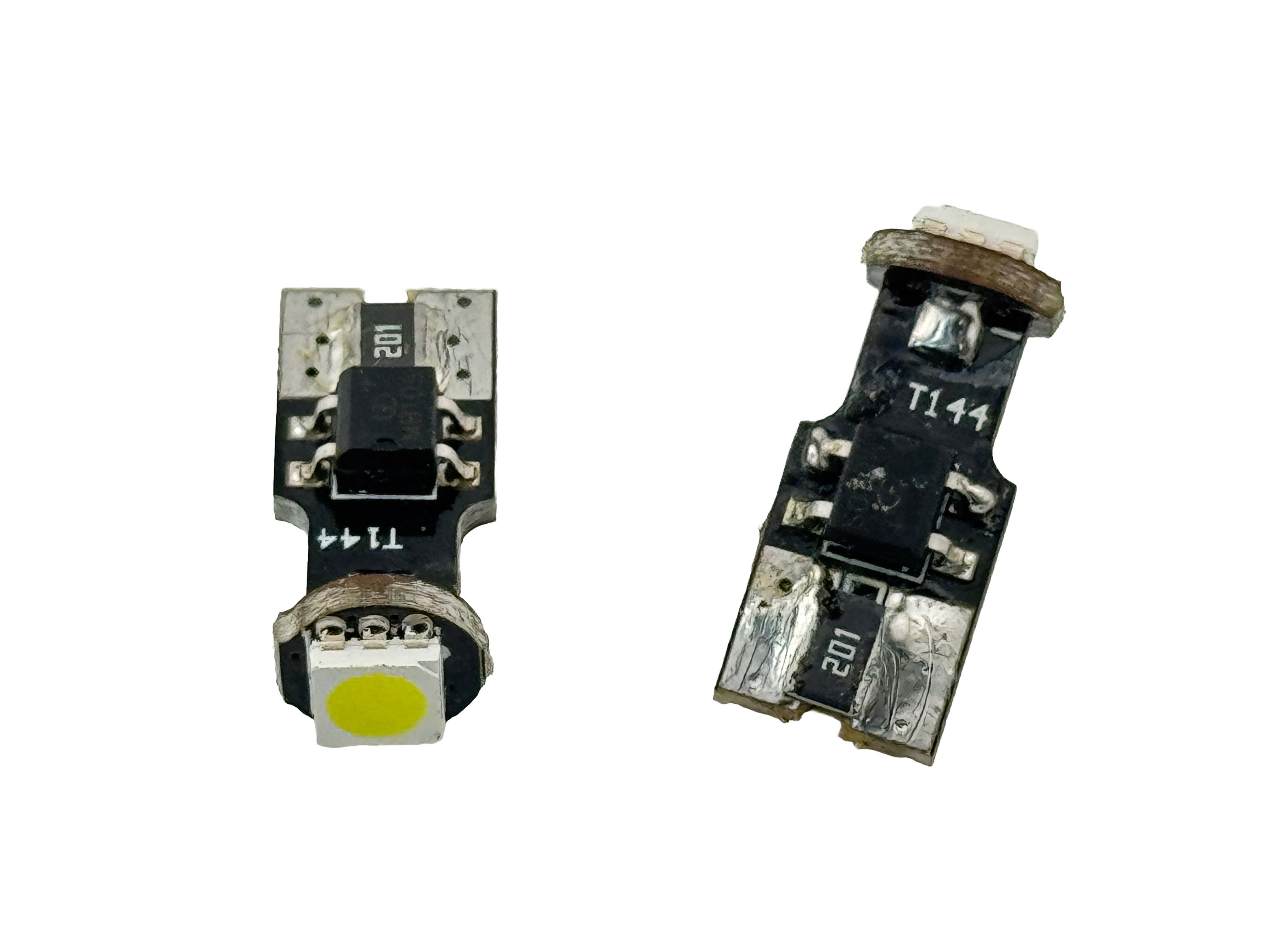 Rebaydo 2pcs T10 Wedge 5050 3 Chip LED Canbus T3 1/4