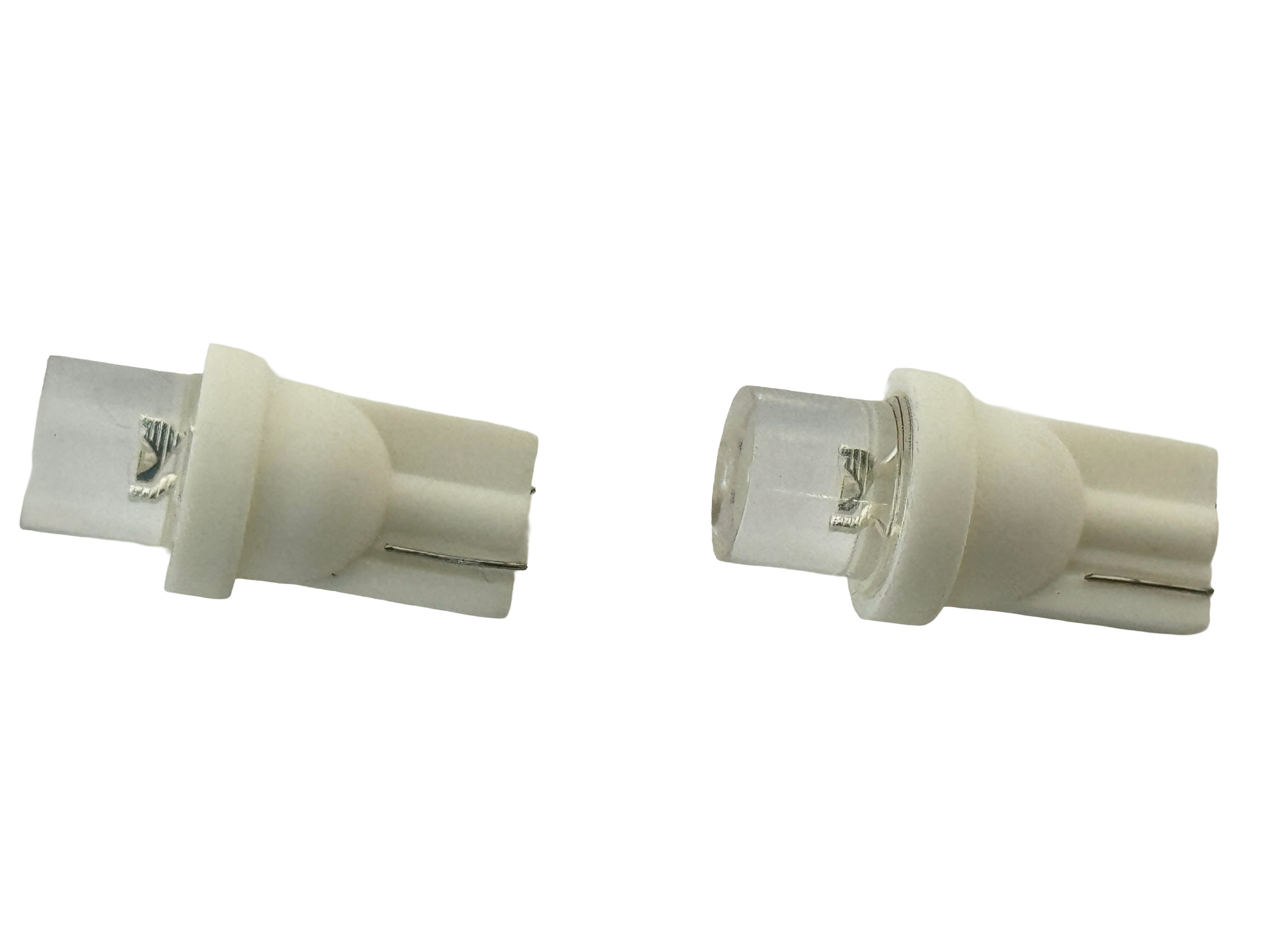 Rebaydo 2pcs Flat 1 L.E.D. T10 Wedge LED Lamp 12 VDC