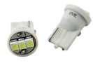 Rebaydo 2pcs 3 SMD 3528 LEDs T10 Wedge 12 VDC