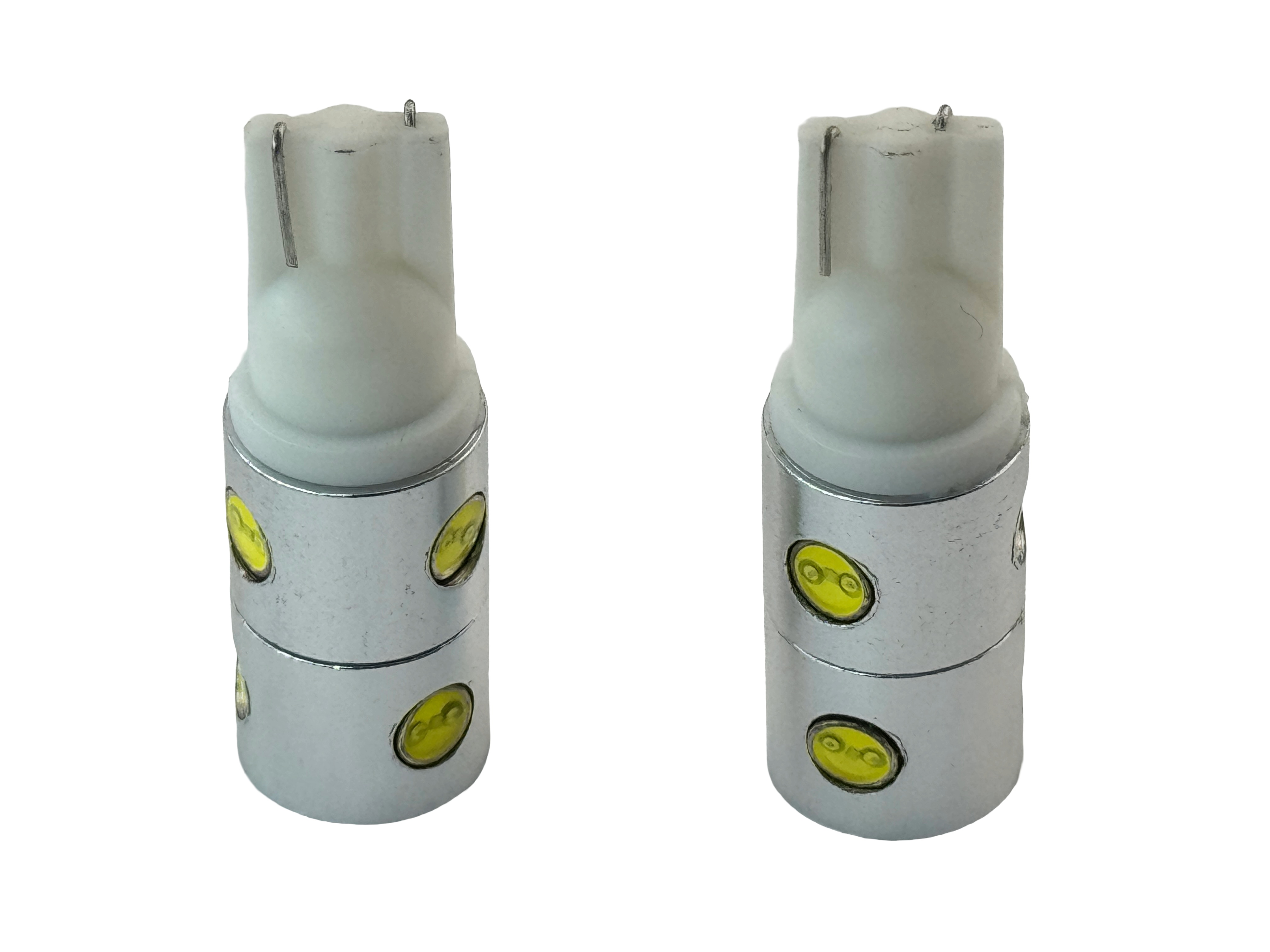 Rebaydo 2pcs LED Bulb T10 Wedge 12 Volt DC